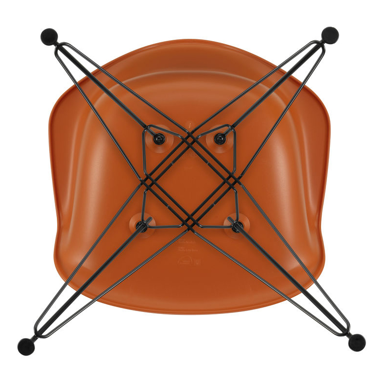 Vitra Eetkamerstoel DAR RE zwart