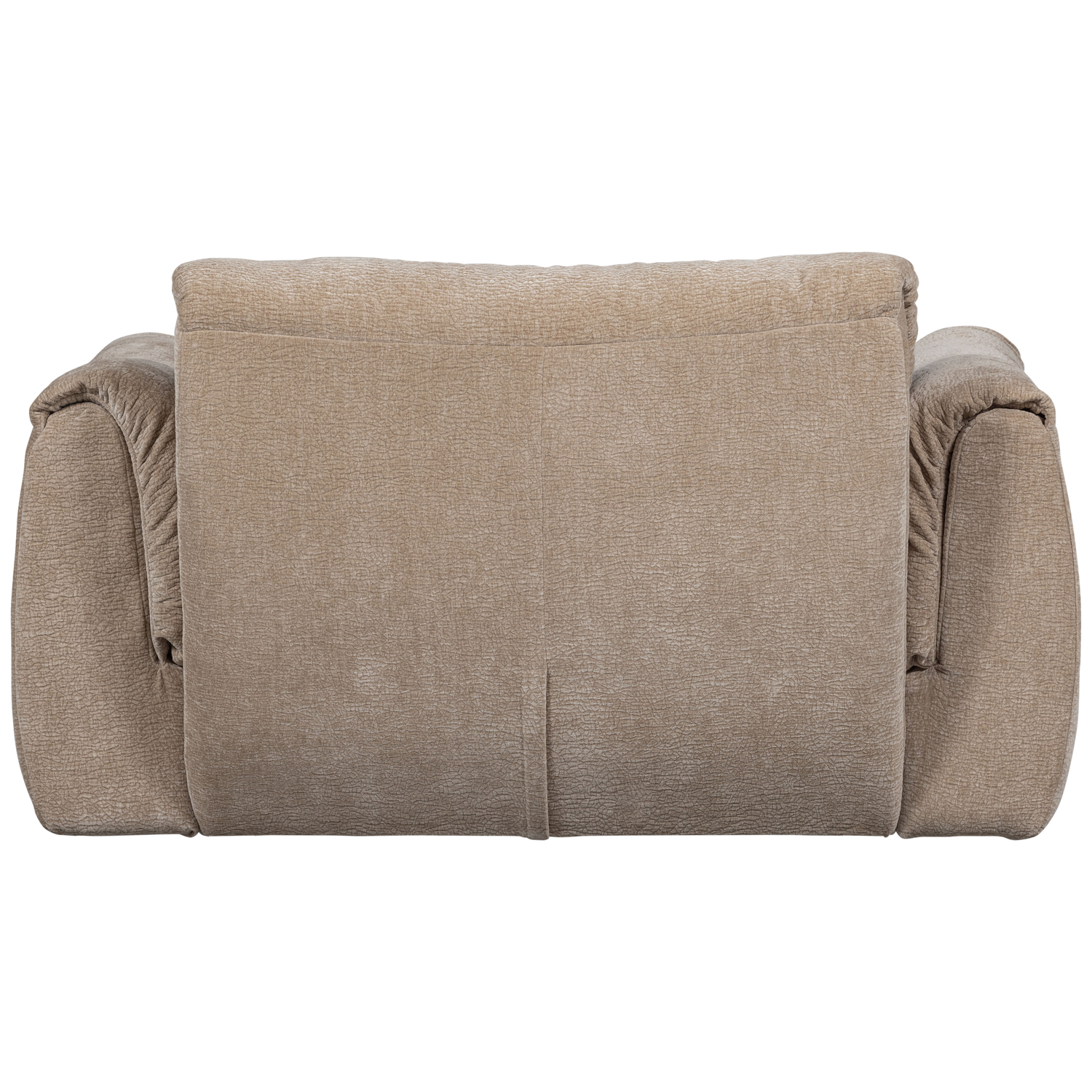 Baggy loveseat geweven chenille bruin