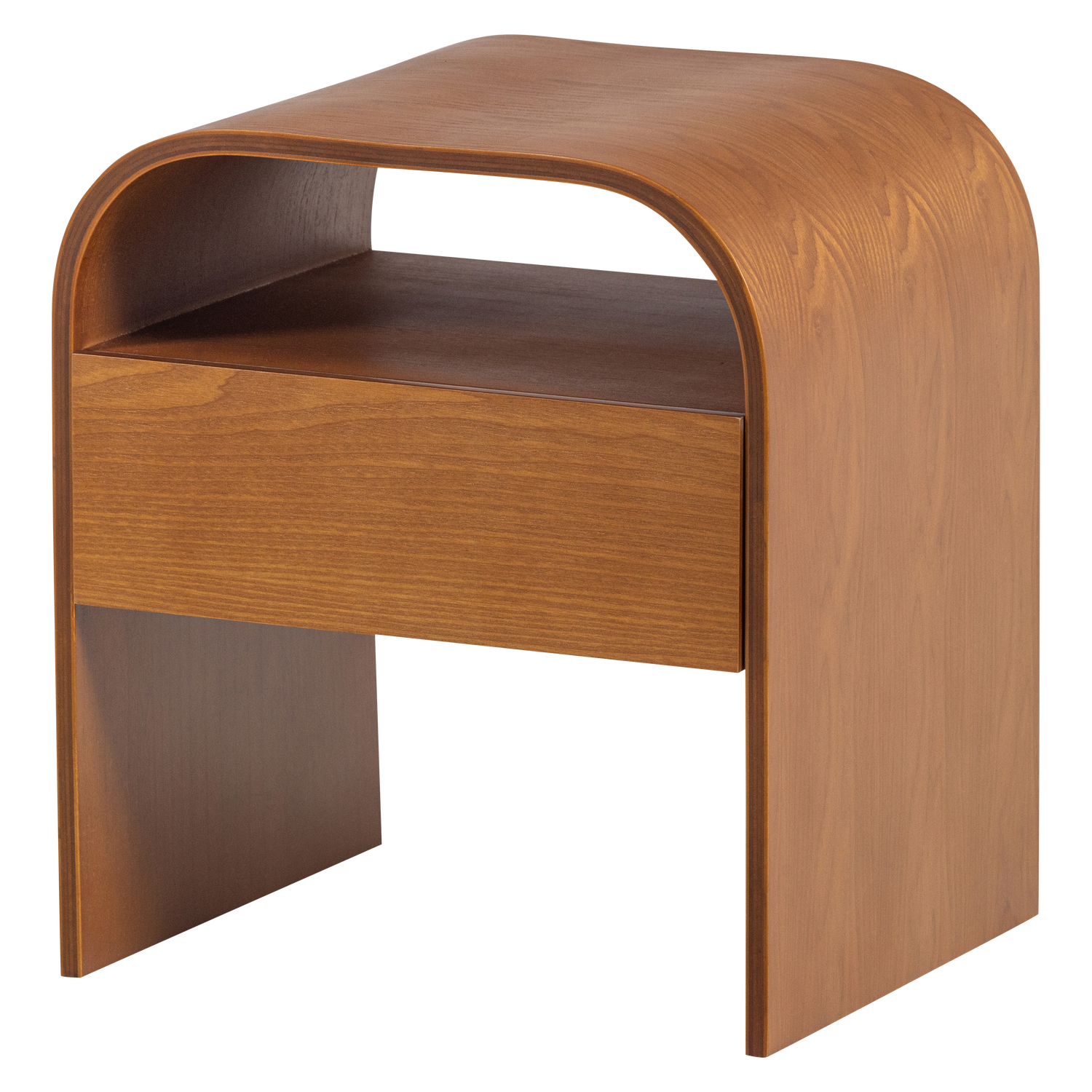 Momo nachtkastje/bijzettafel hout bruin [fsc]