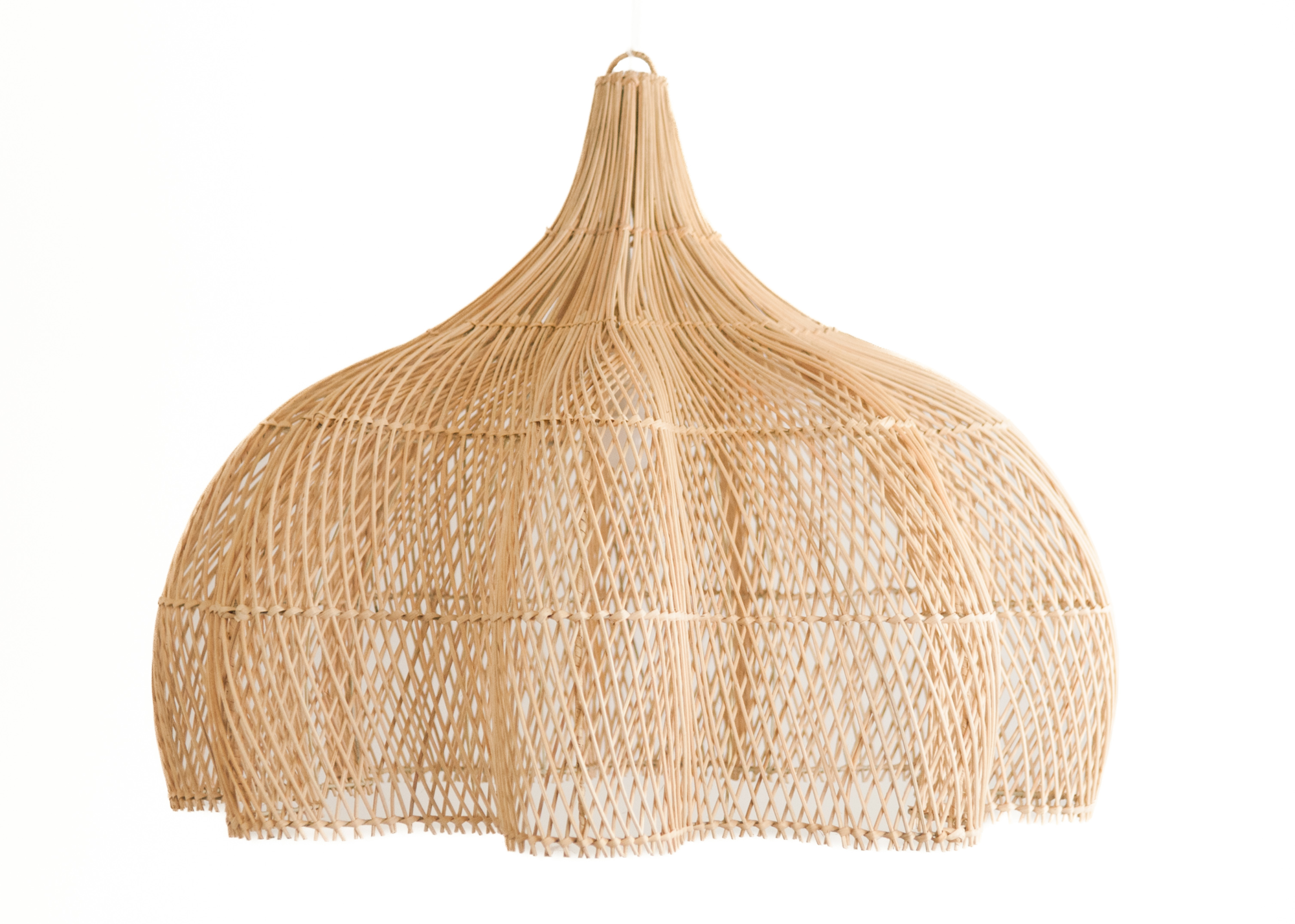 Rotan hanglamp Tiram natural