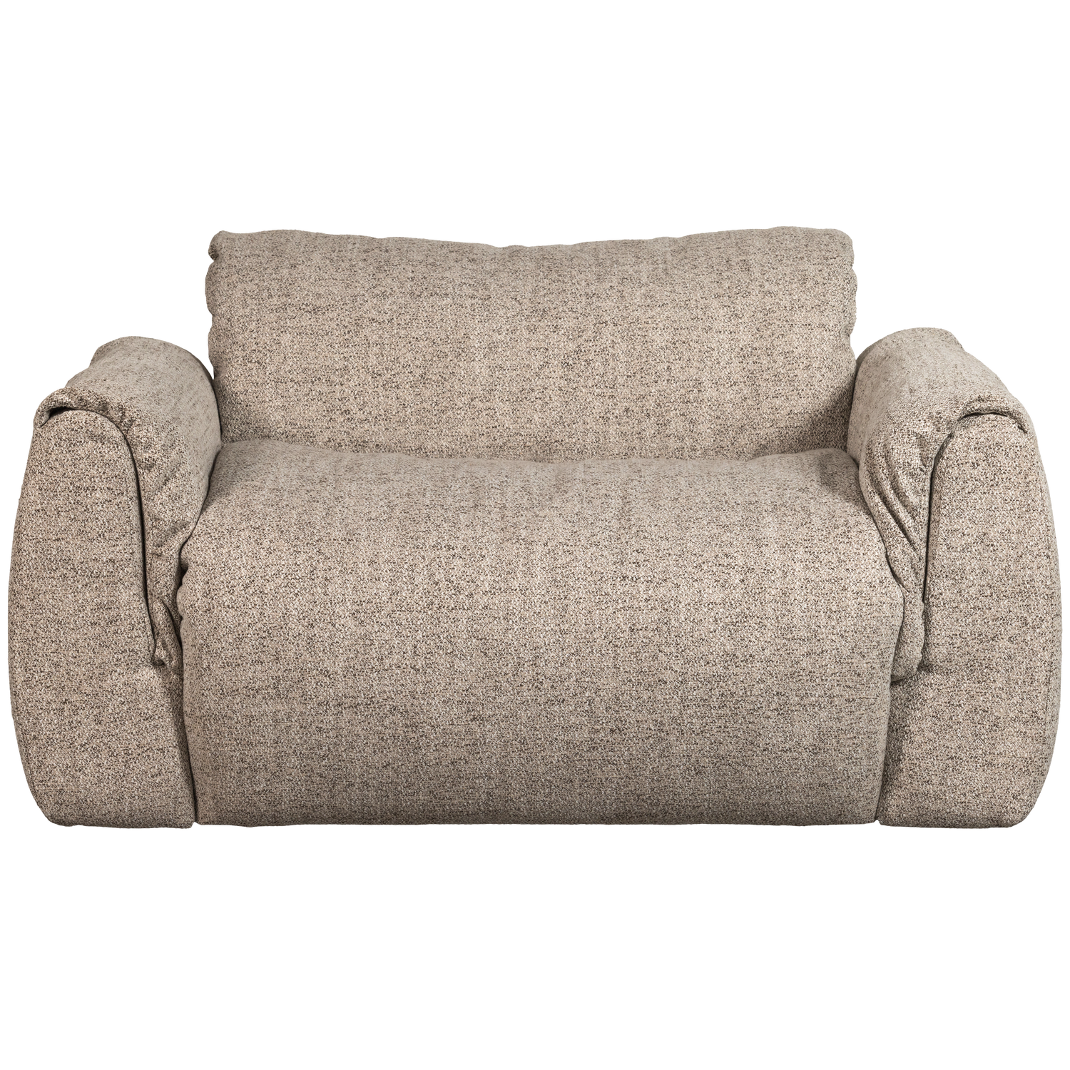 Baggy loveseat geweven chenille bruin