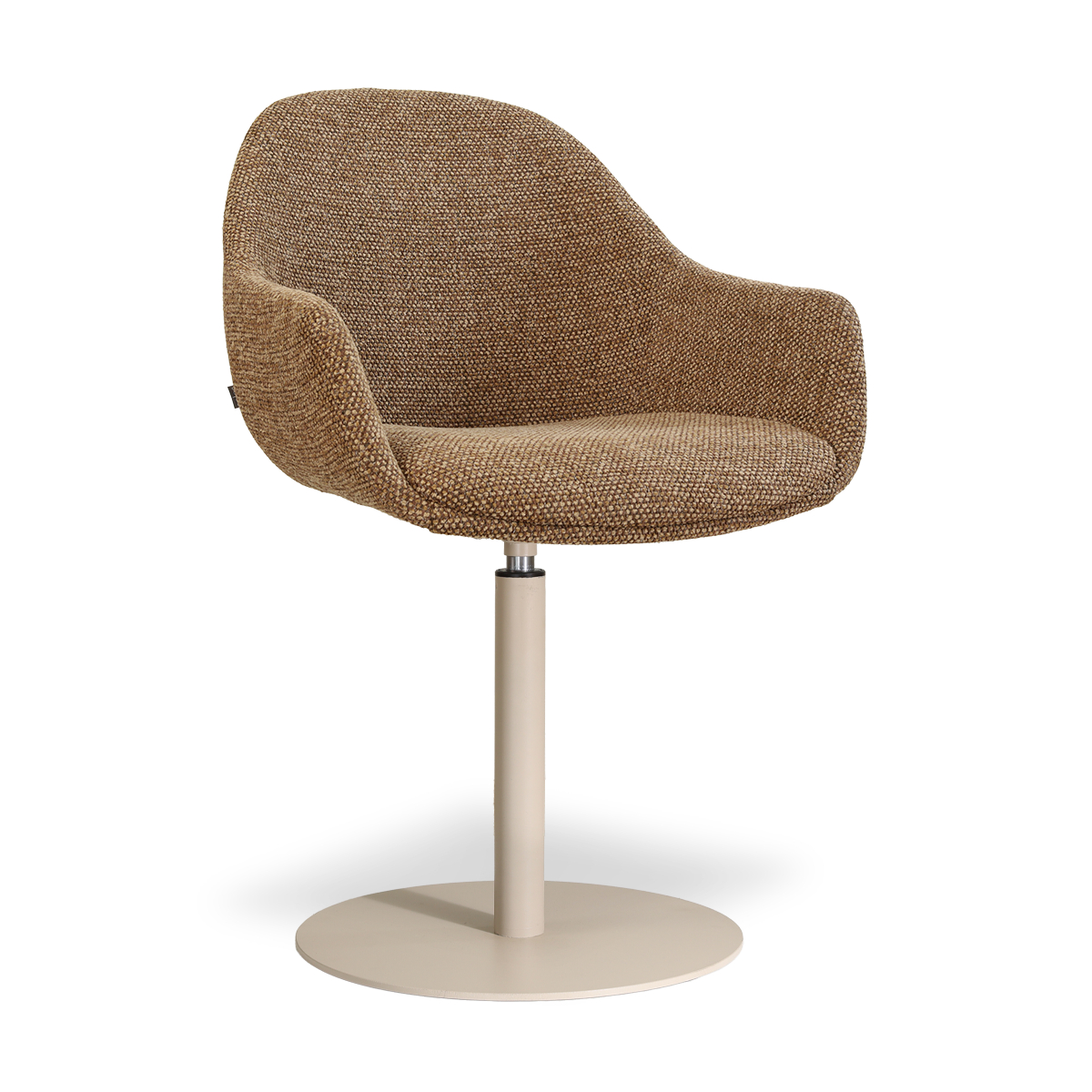 niva-mae draaibare eetkamerstoel- beige onderstel