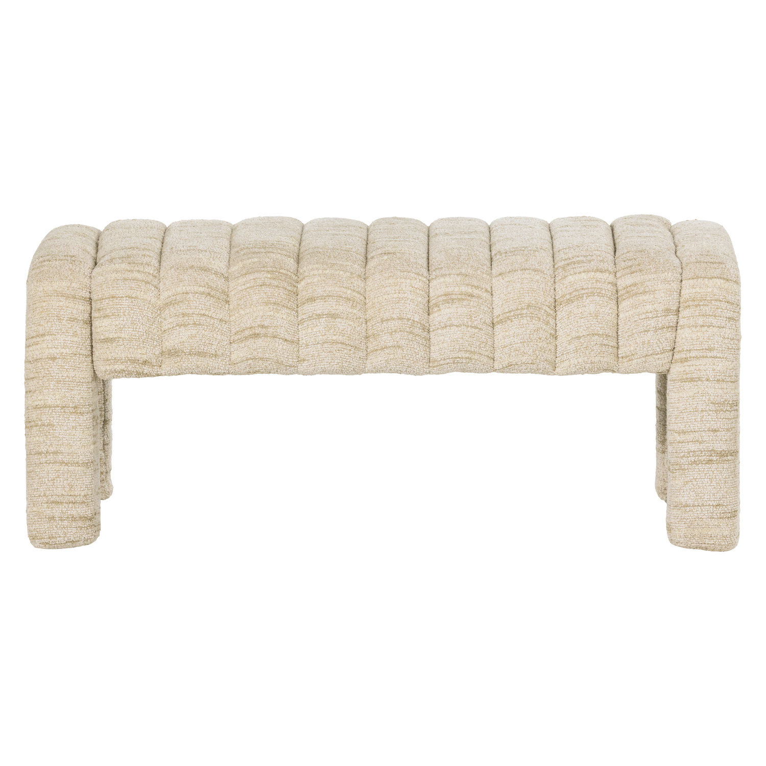 Frex gestoffeerd bankje boucle naturel [fsc]