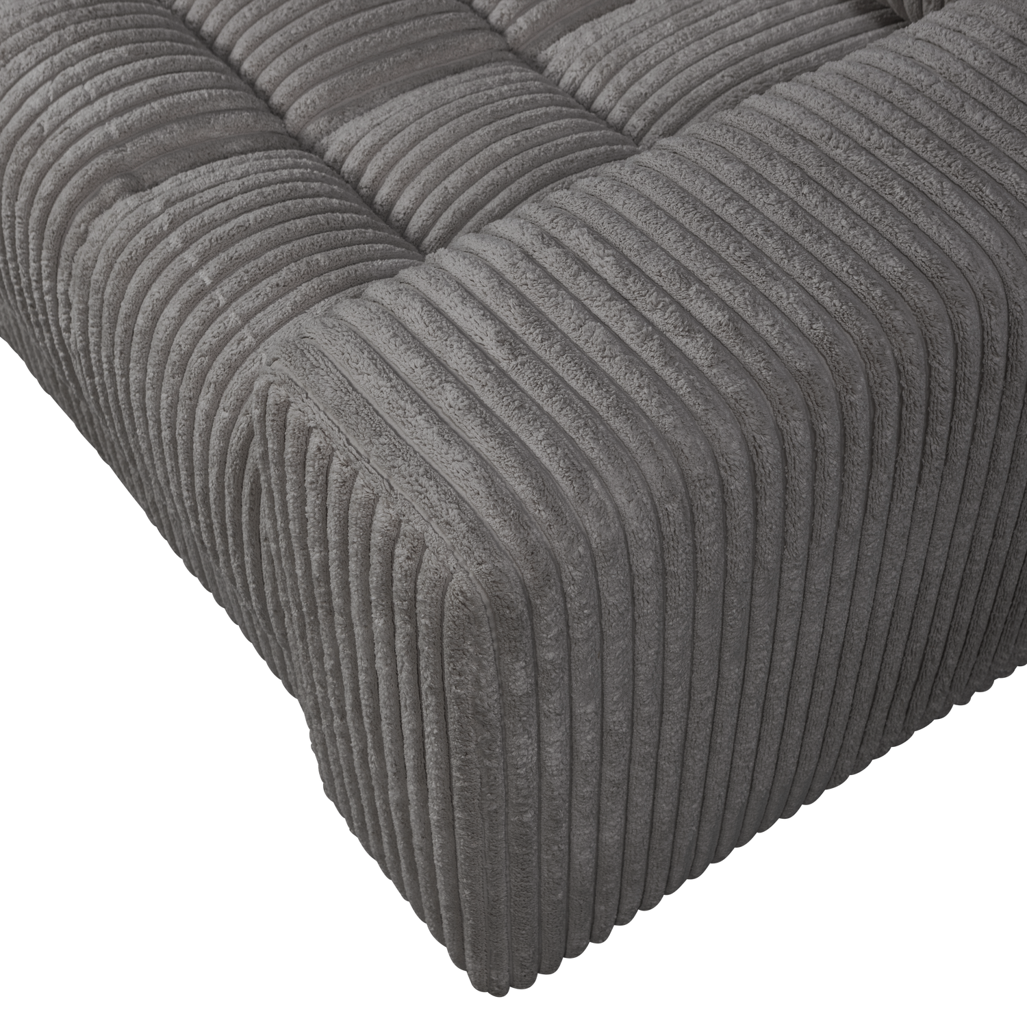 Second date loveseat velvet warmgrijs
