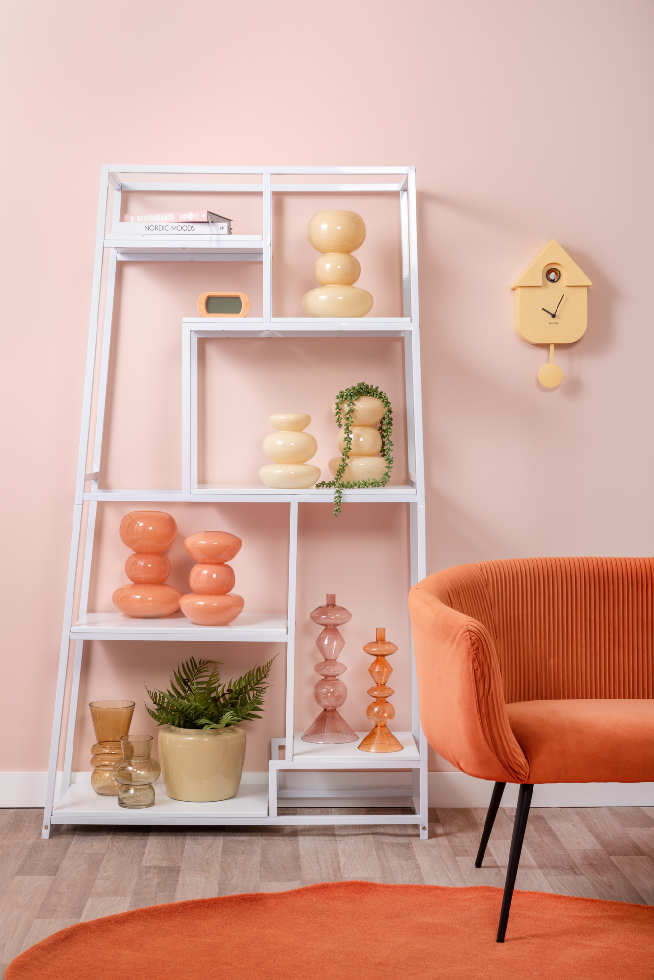 Wandklok Modern Cuckoo ABS