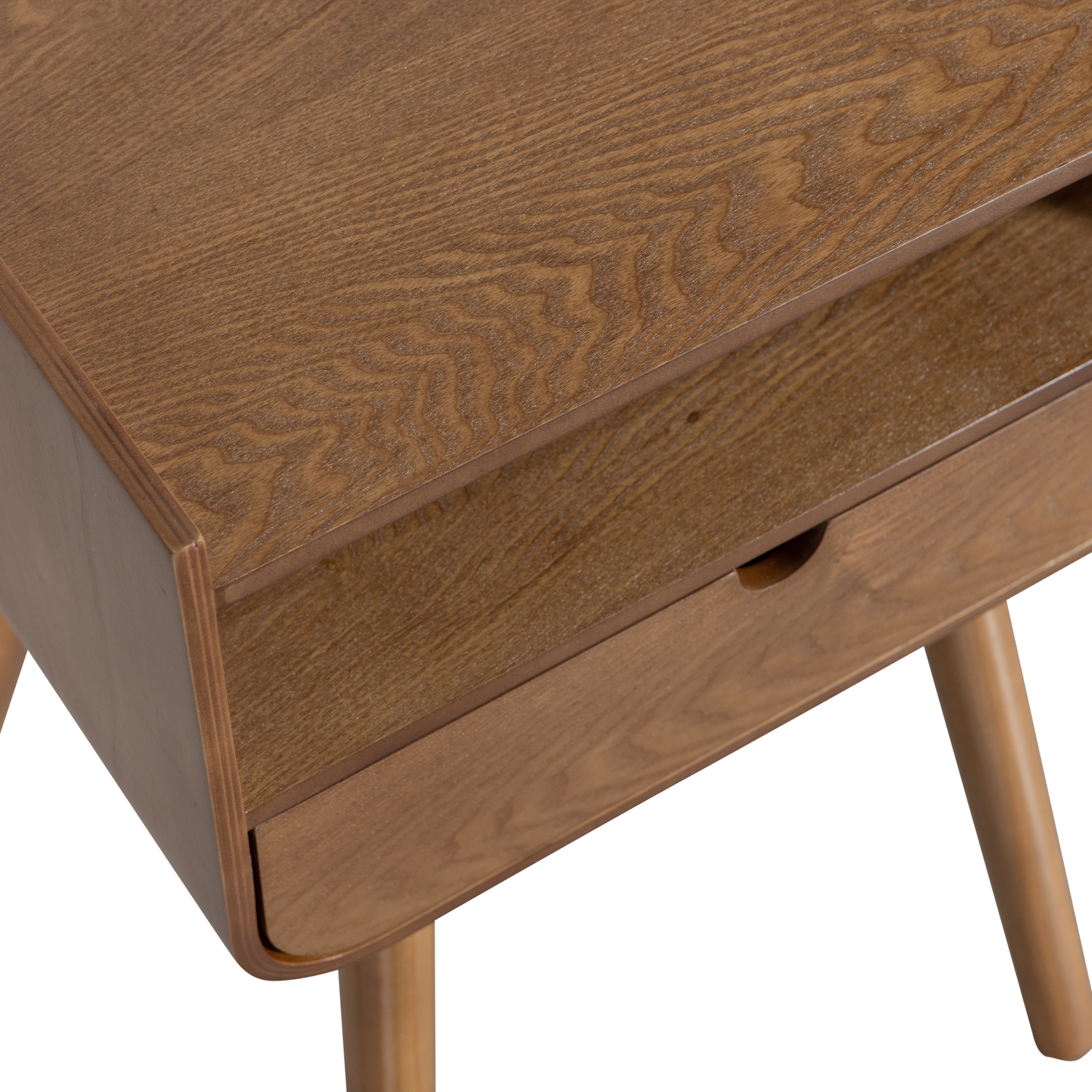 Nils nachtkastje/bijzettafel hout oudroze [fsc]