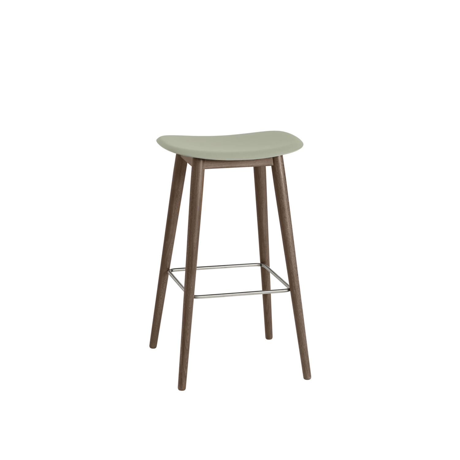 Muuto barkruk Fiber Bar Stool Wood Base