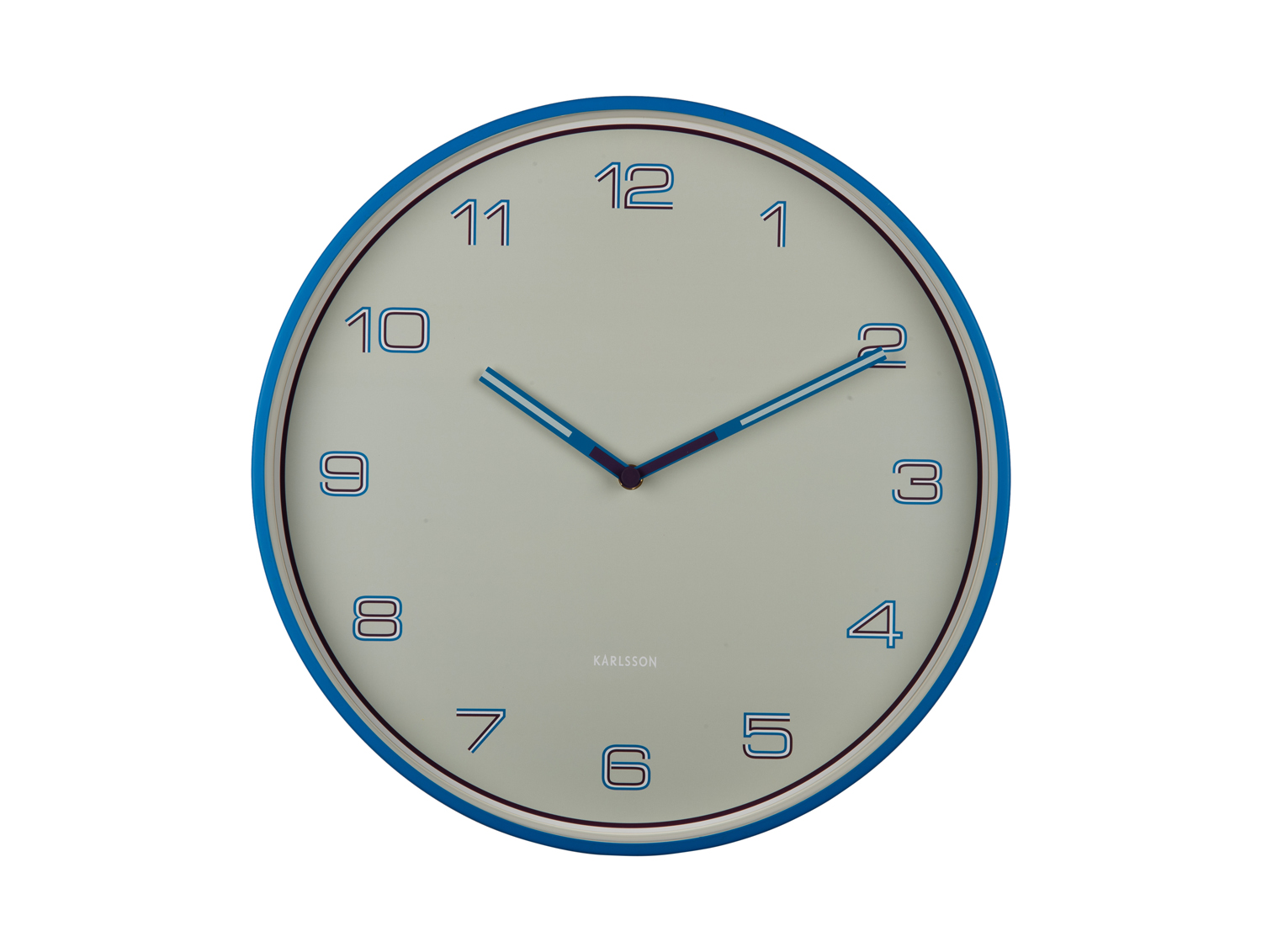 Wandklok Lined Numbers