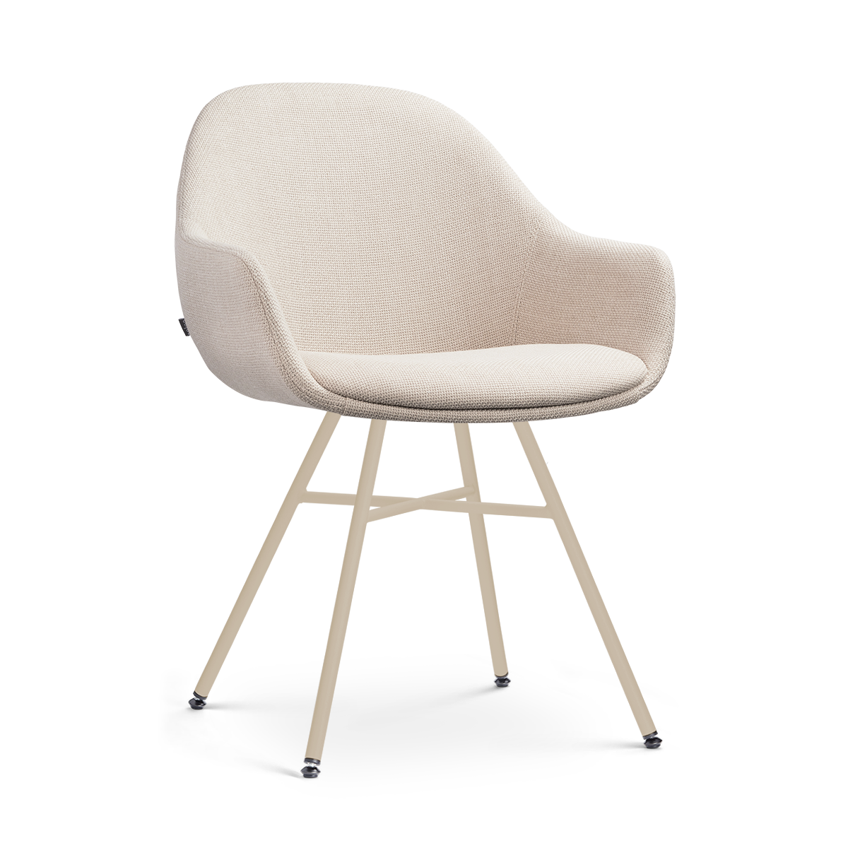 Eetkamerstoel Noa-Mae beige onderstel