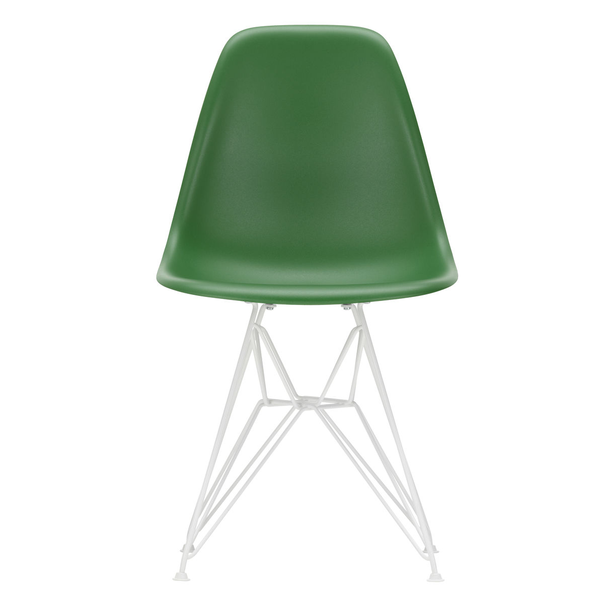 Vitra DSR RE eetkamerstoel wit onderstel