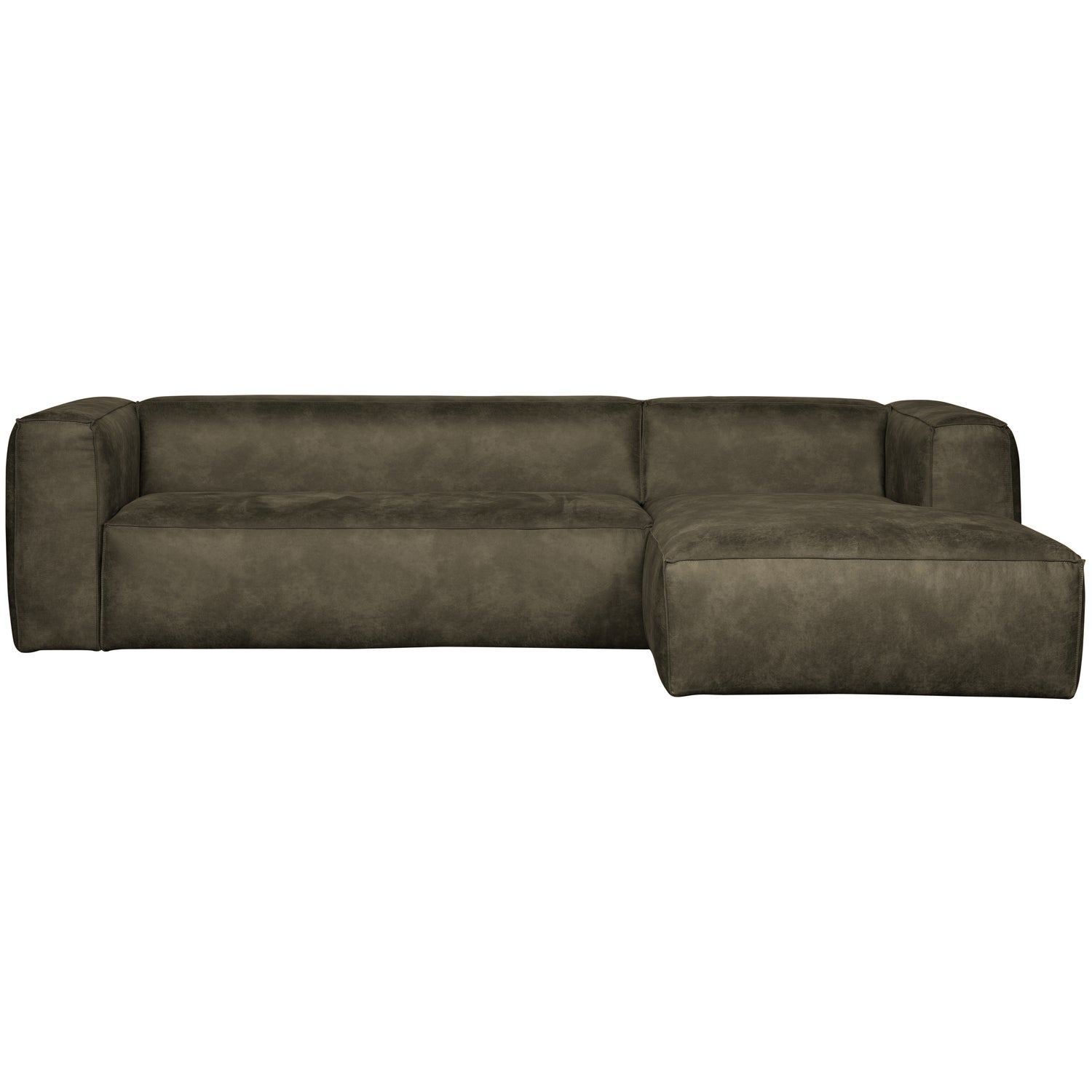 Bean hoekbank rechts chenille velvet taupe