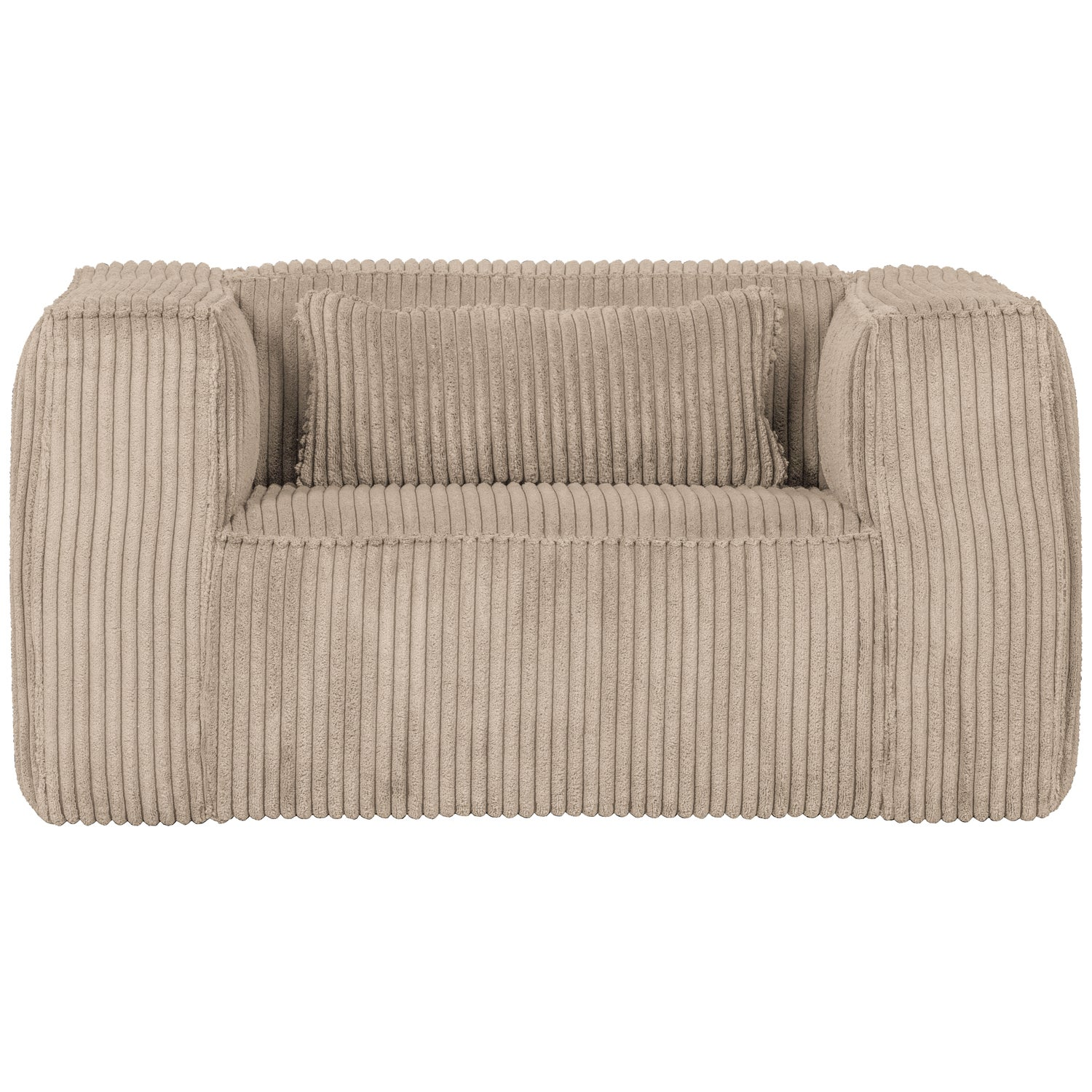 Bean fauteuil chenille velvet naturel