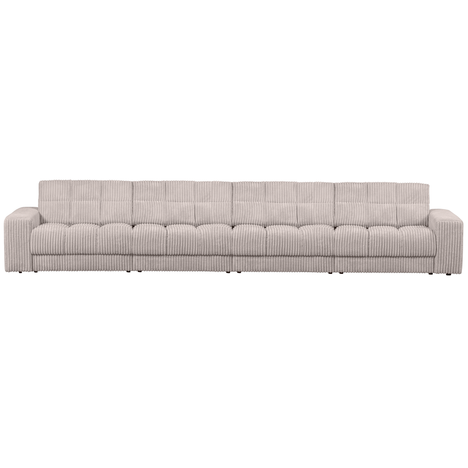 Second date 4-zits bank velvet goudgeel