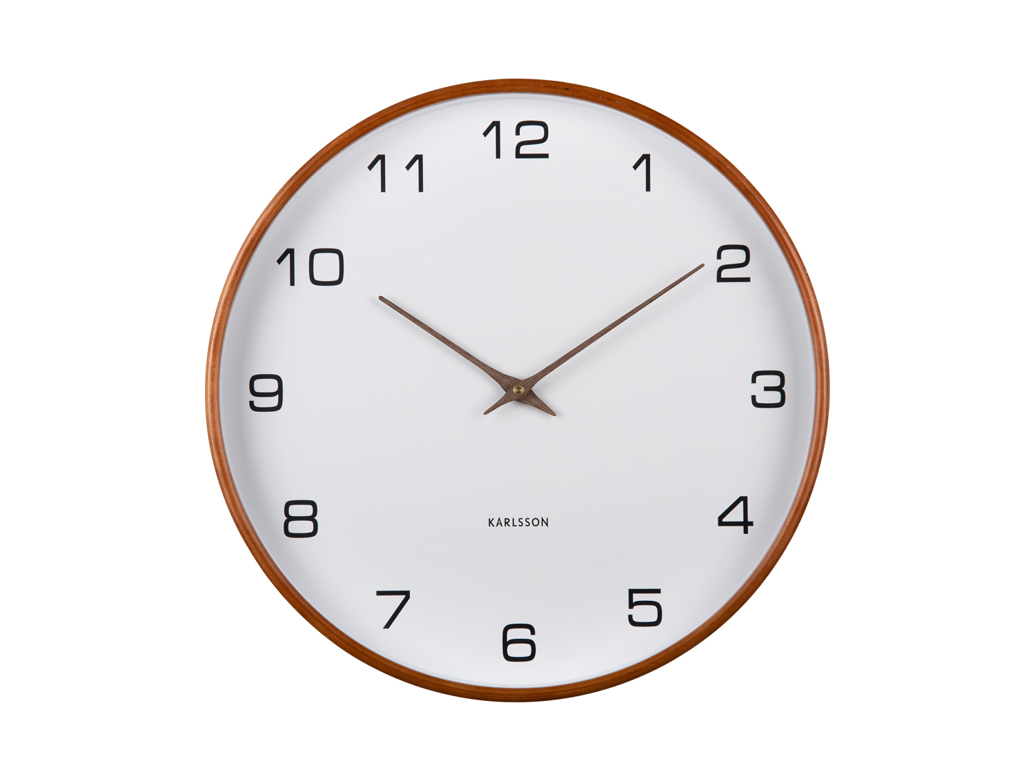 Wandklok Acento hout