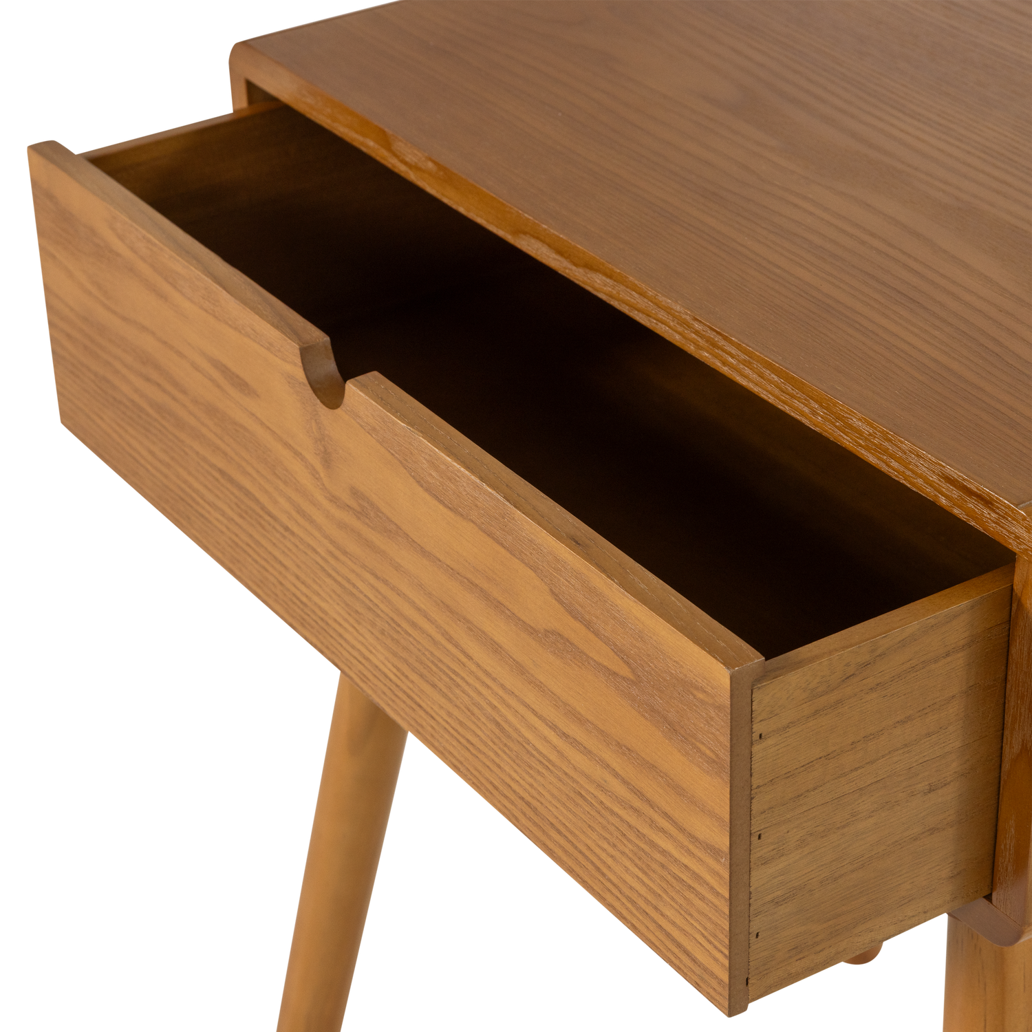 Nelo nachtkastje/bijzettafel hout bruin [fsc]