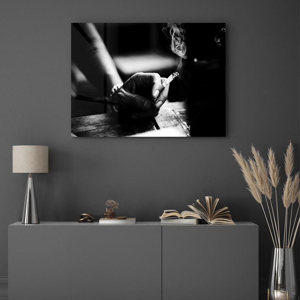 Walljar acrylglas schilderij - No Smoke left