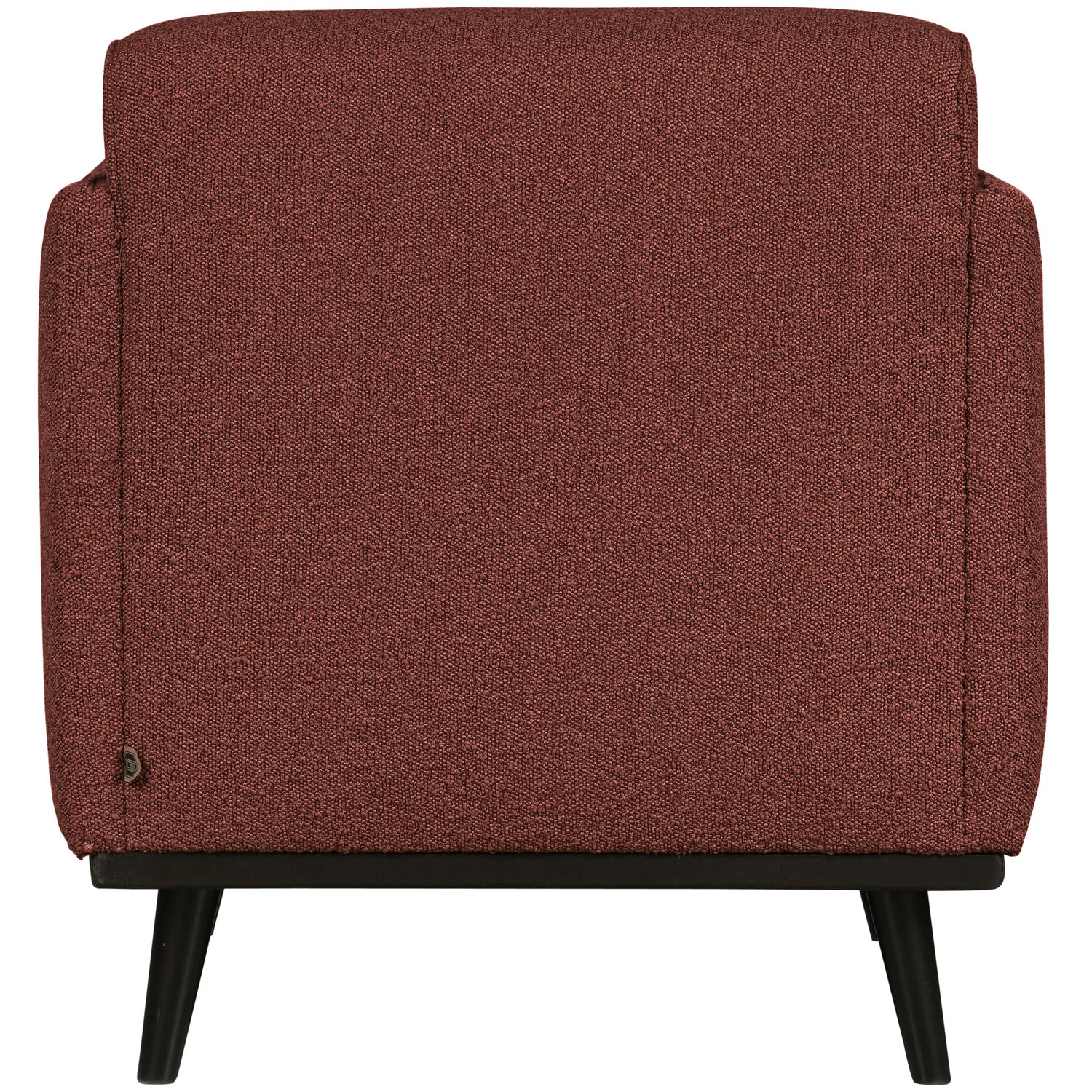 Statement fauteuil met arm chenille velvet perzikroze