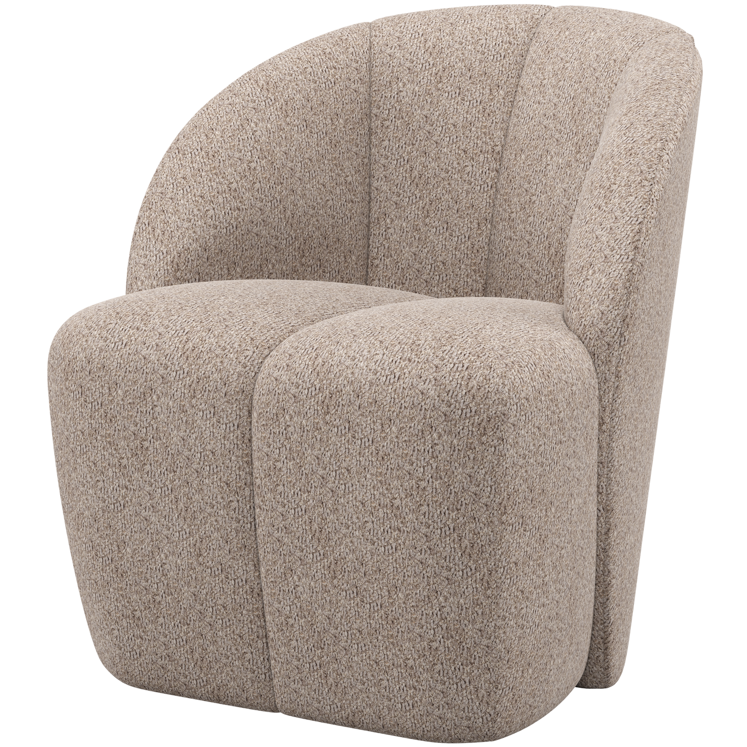 Mojo draaifauteuil boucle ecru melange