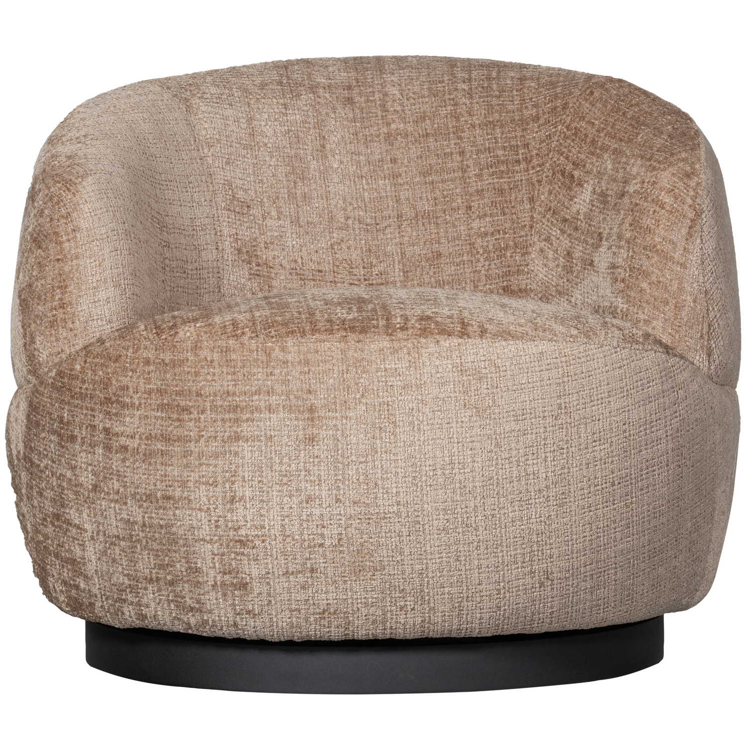Woolly draaifauteuil boucle naturel melange