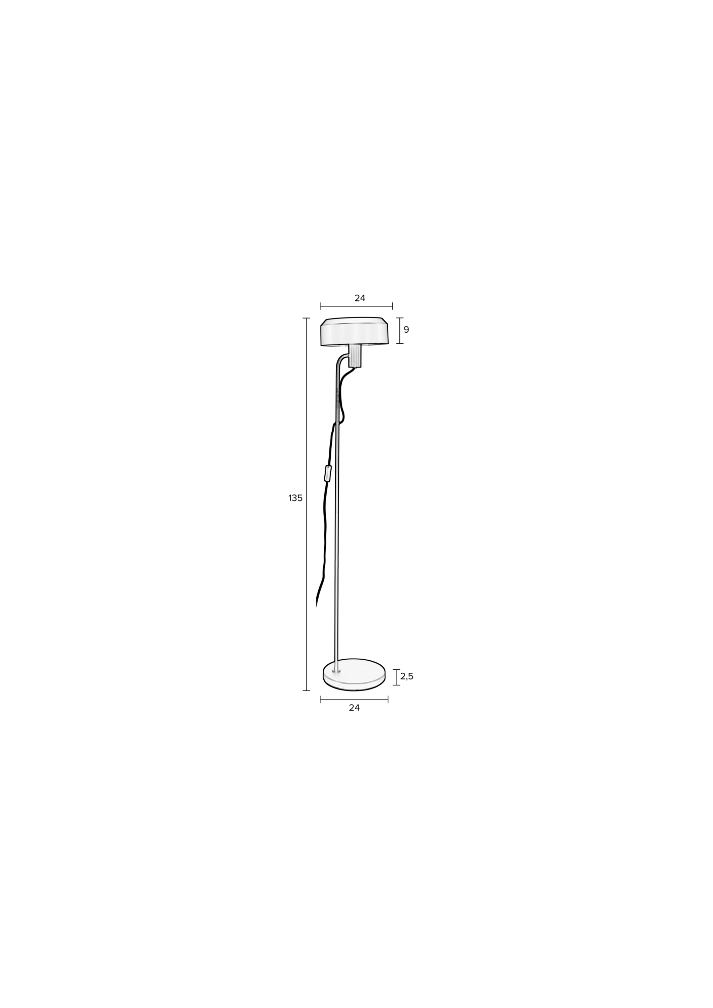 Housecraft living vloerlamp Landon