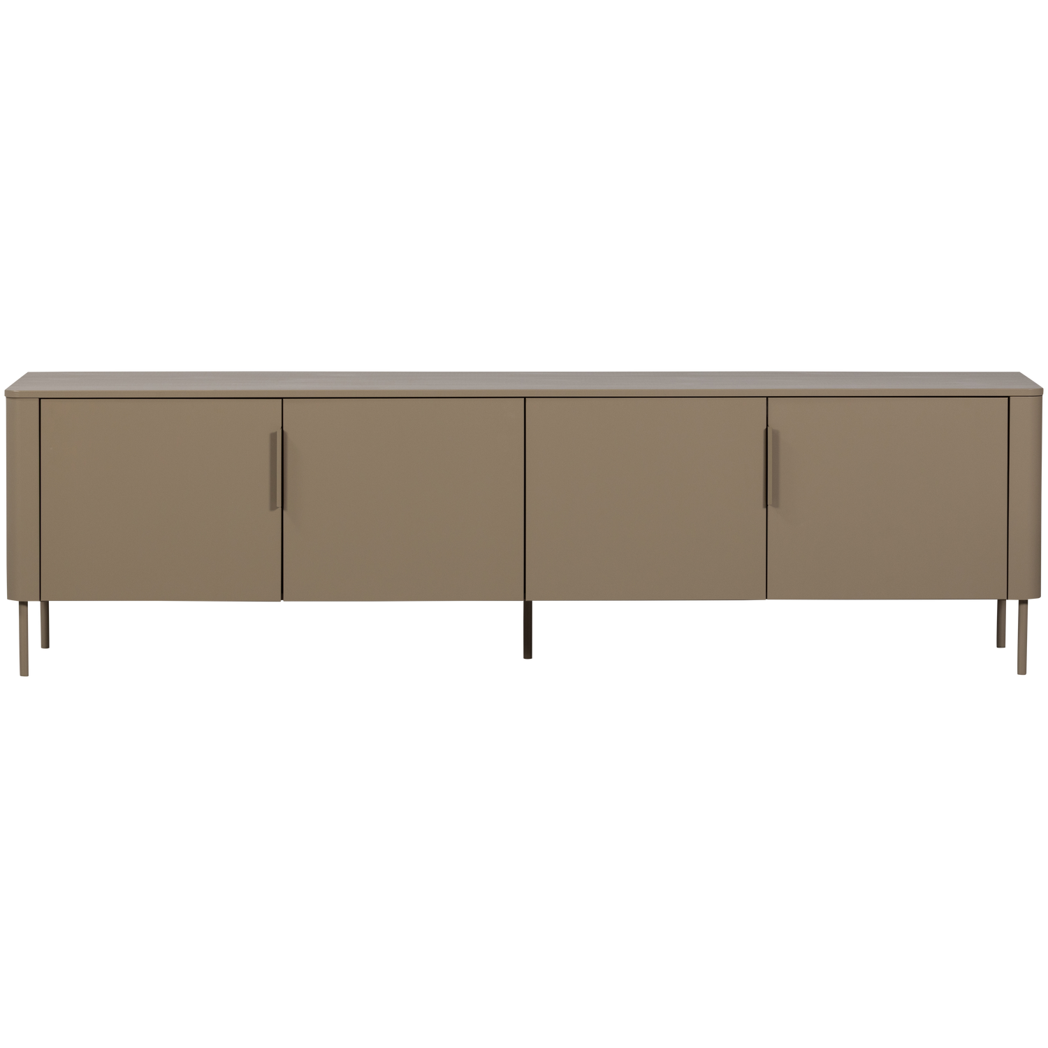 Gunnar tv meubel 200 cm grenen matzwart [fsc]