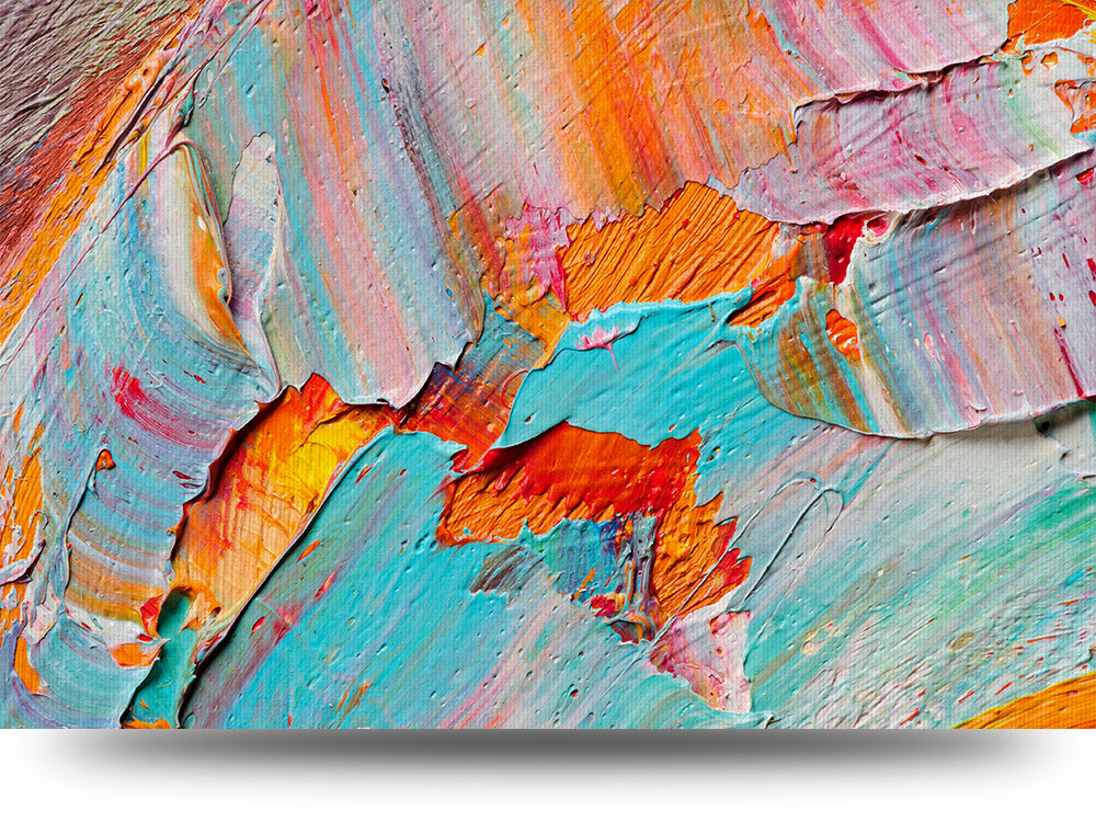 Canvas schilderij Verf