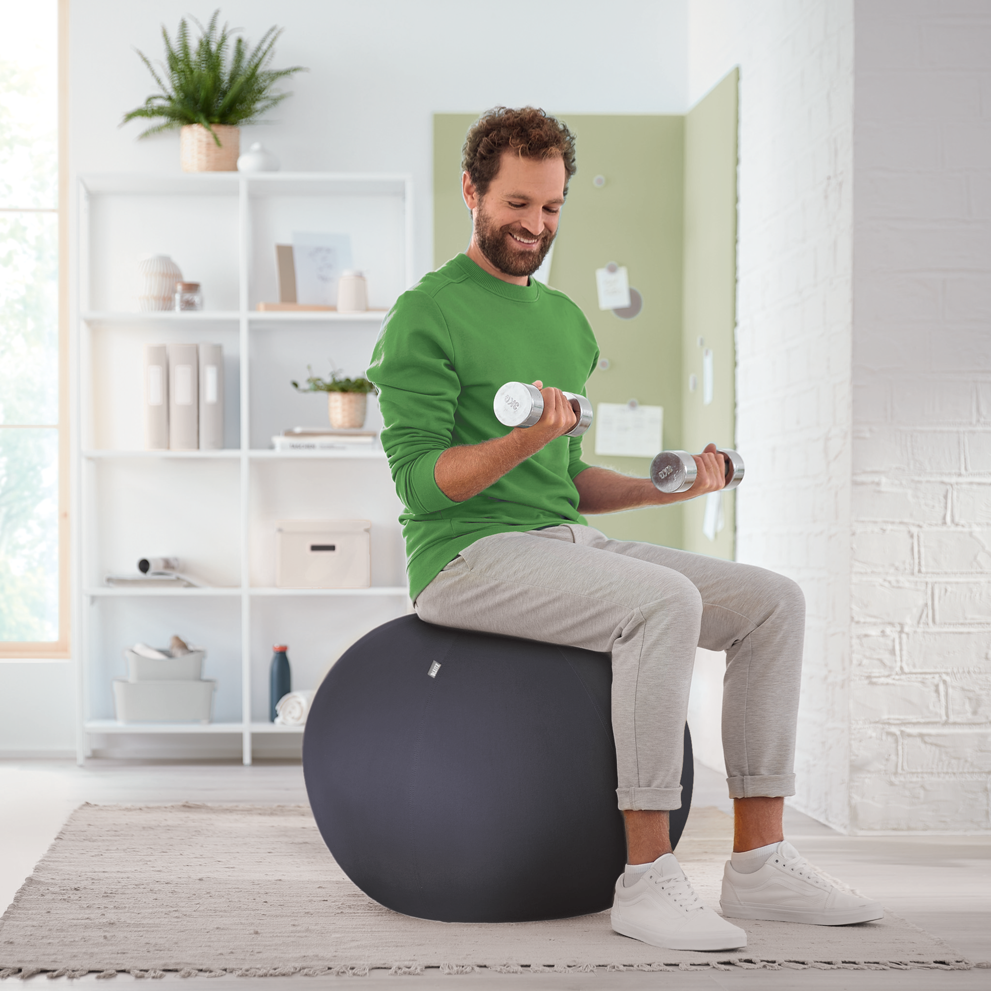 Actieve Zitbal Leitz Ergo 55 cm