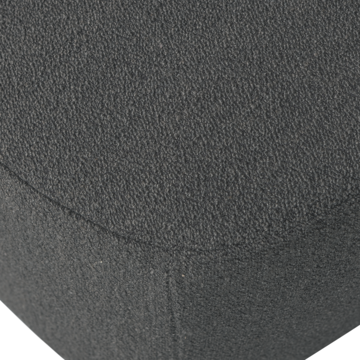 Lofty hocker boucle staalgrijs