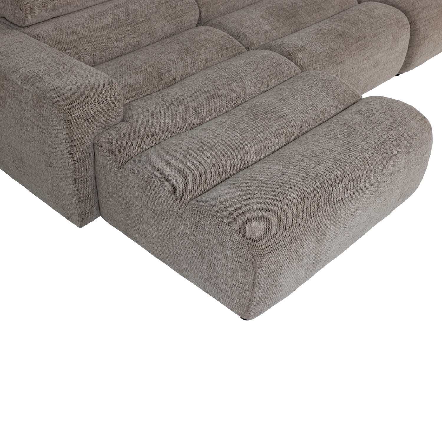 Novi chaise longue bank links oranje melange