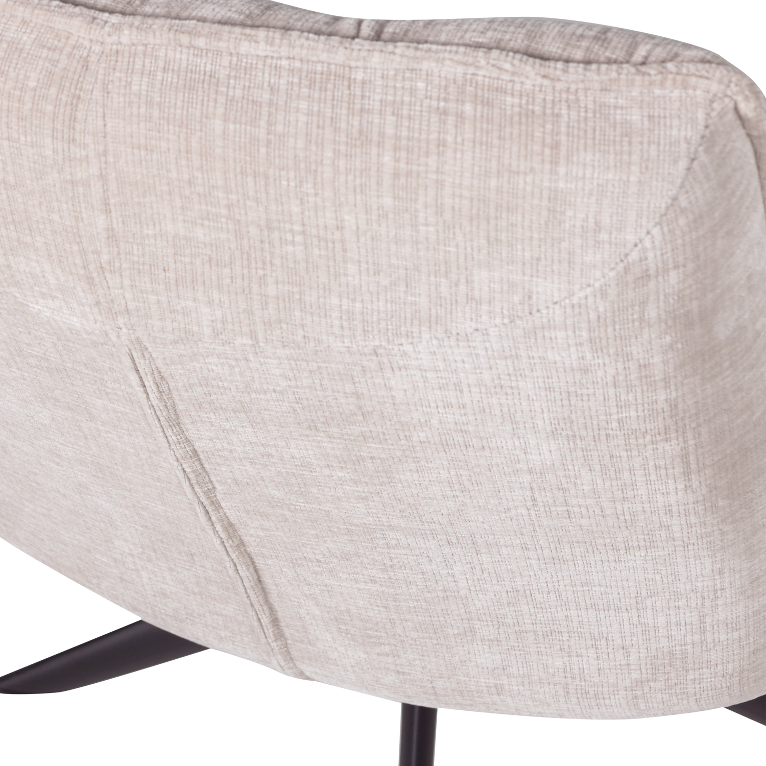 Jouke draaifauteuil chenille structuur roestbruin [fsc]