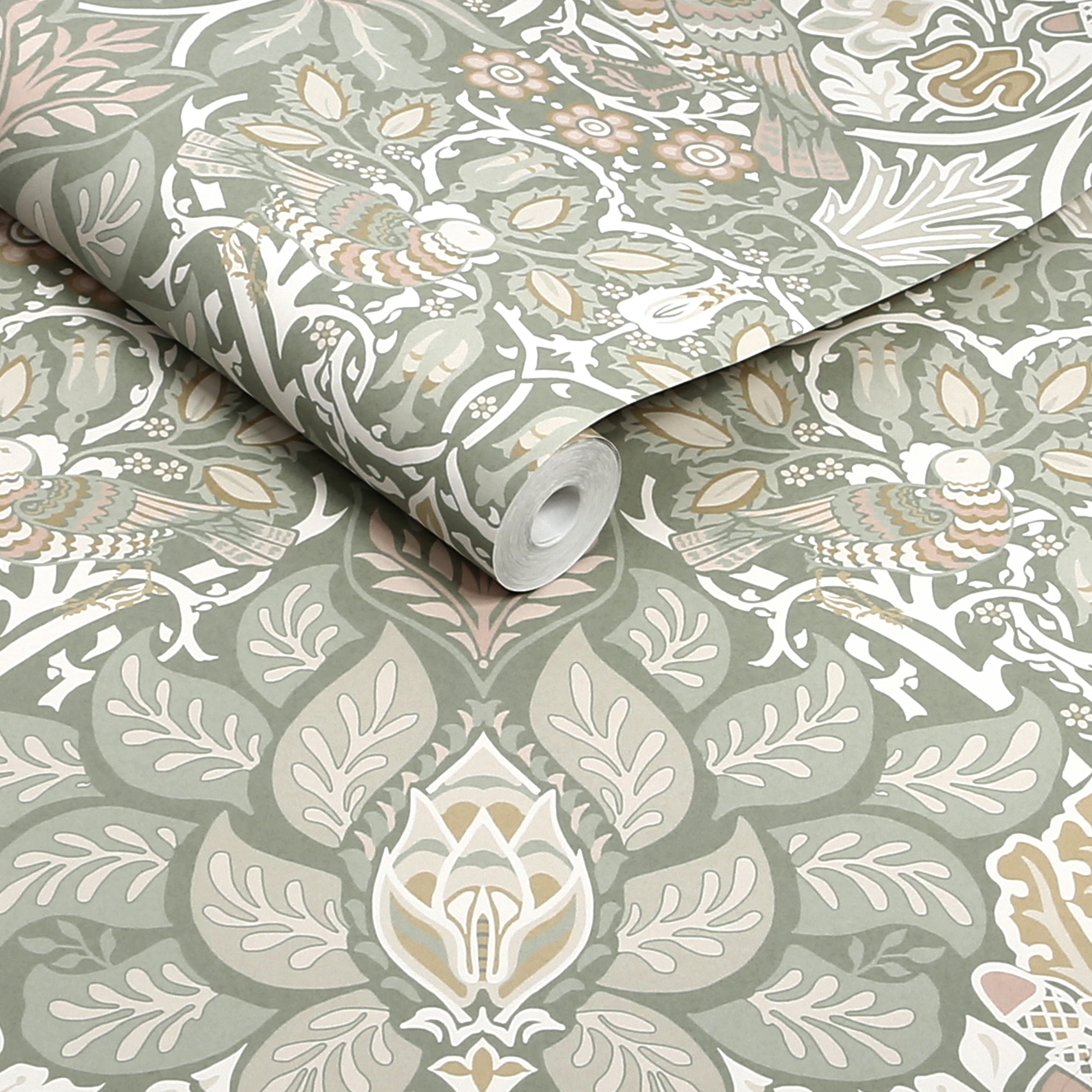Behang William Morris at Home Dove Rose