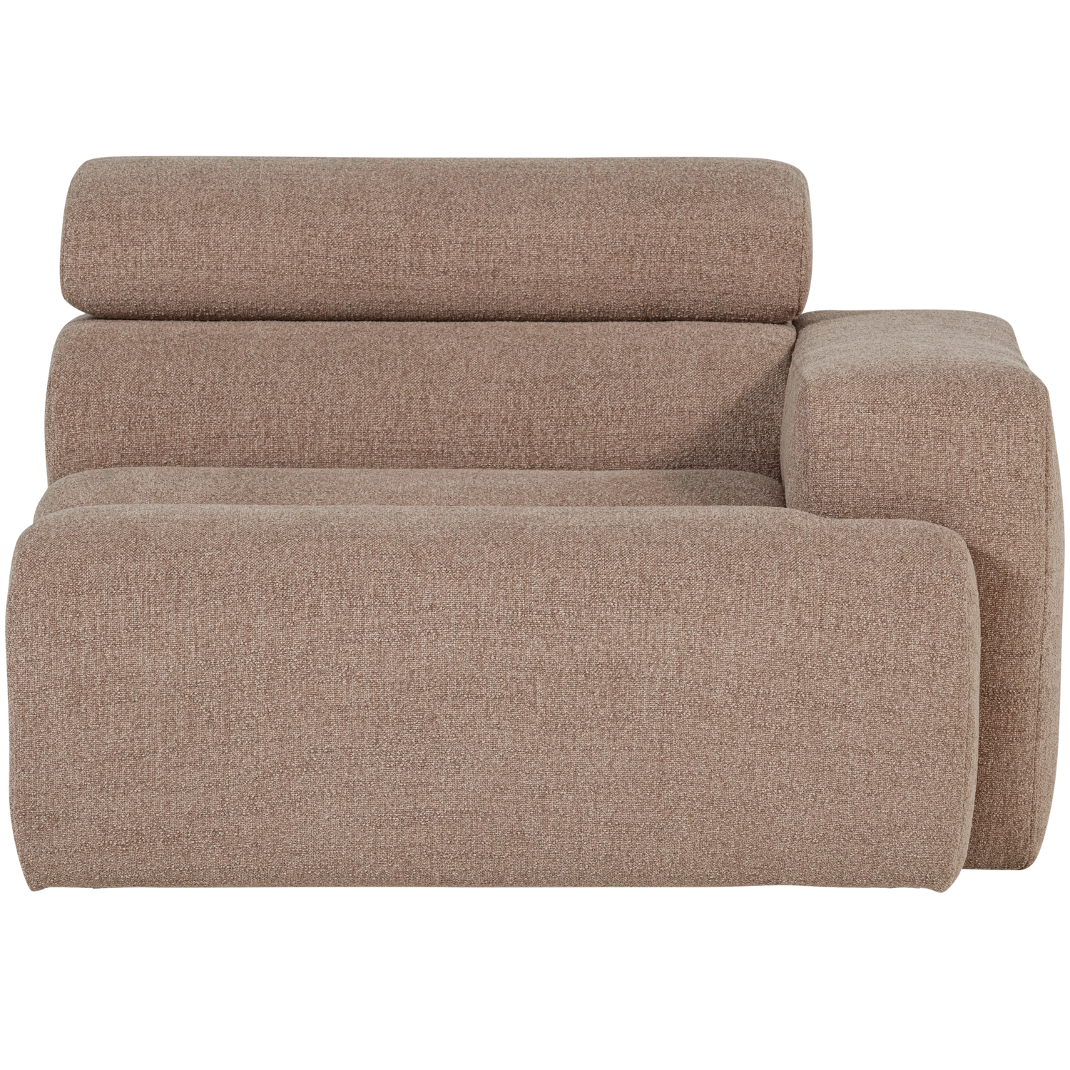 Novi 1-zits element arm links ribstof zand