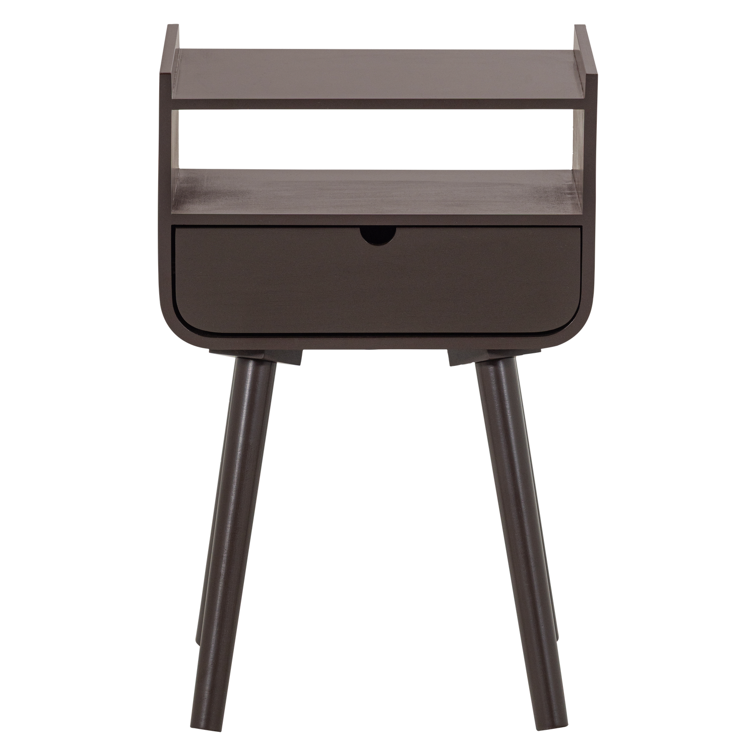 Nils nachtkastje/bijzettafel hout oudroze [fsc]
