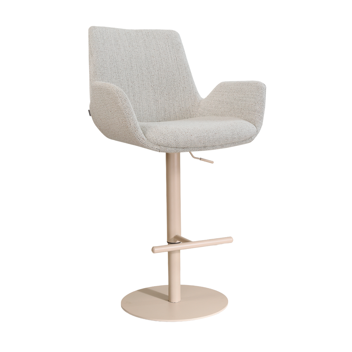 Niva-Eef draaibare tulp barkruk - beige