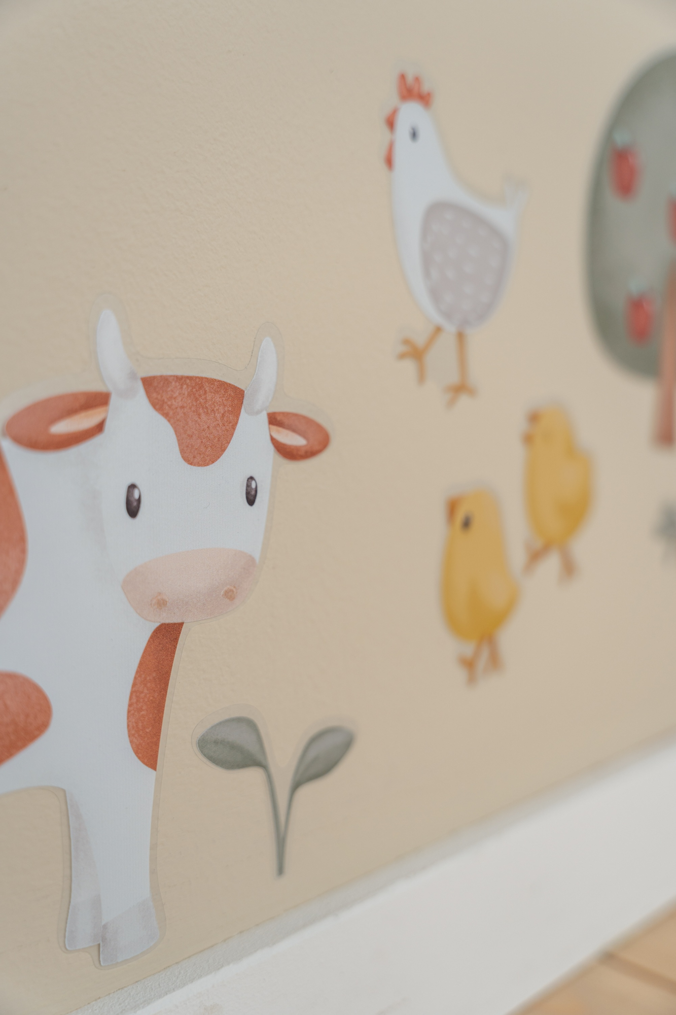 Muurstickers Little Farm (A4)