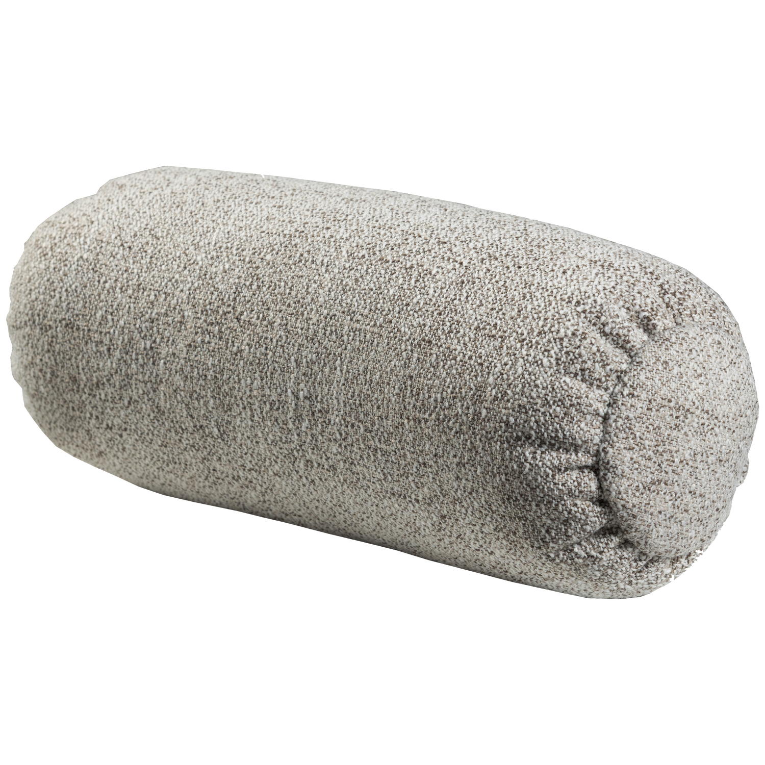 Baggy rolkussen 50xo23 cm 3d chenille middenbruin