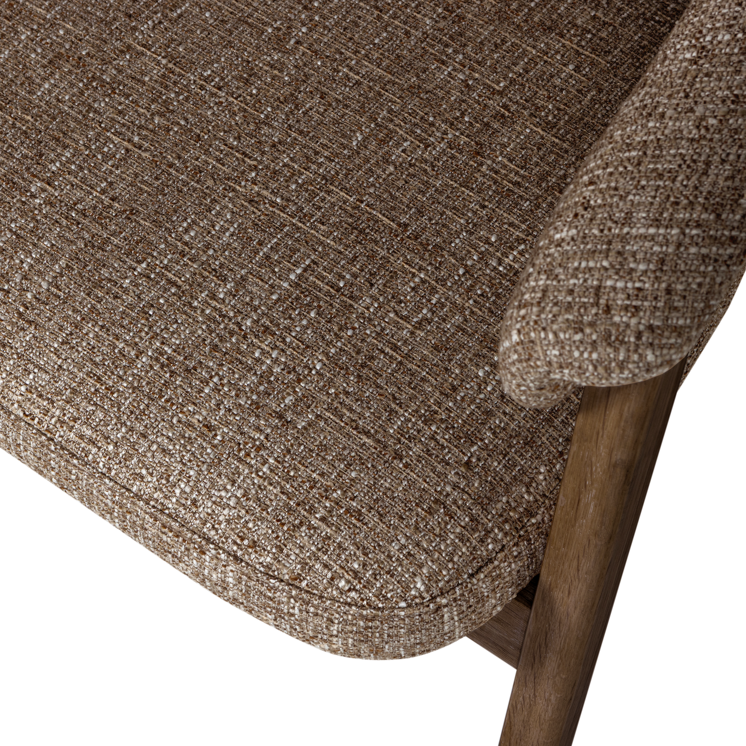 Tunar eetkamerstoel met armleuning hout naturel [fsc]