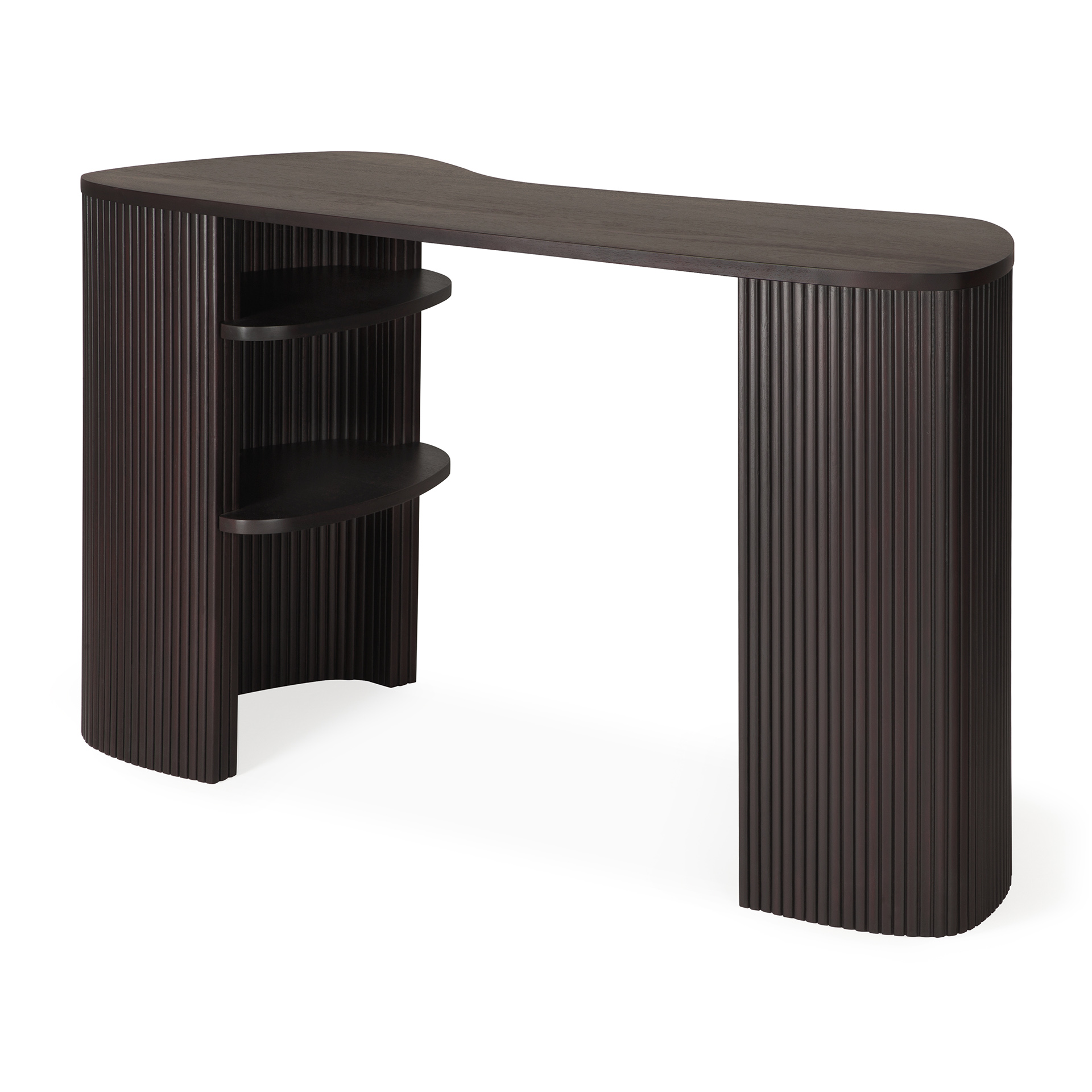 Ethnicraft - Roller Max bureau - mahonie donkerbruin