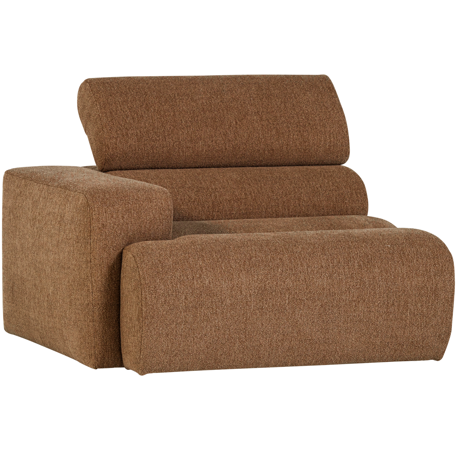 Novi 1-zits element arm links boucle karamelbruin