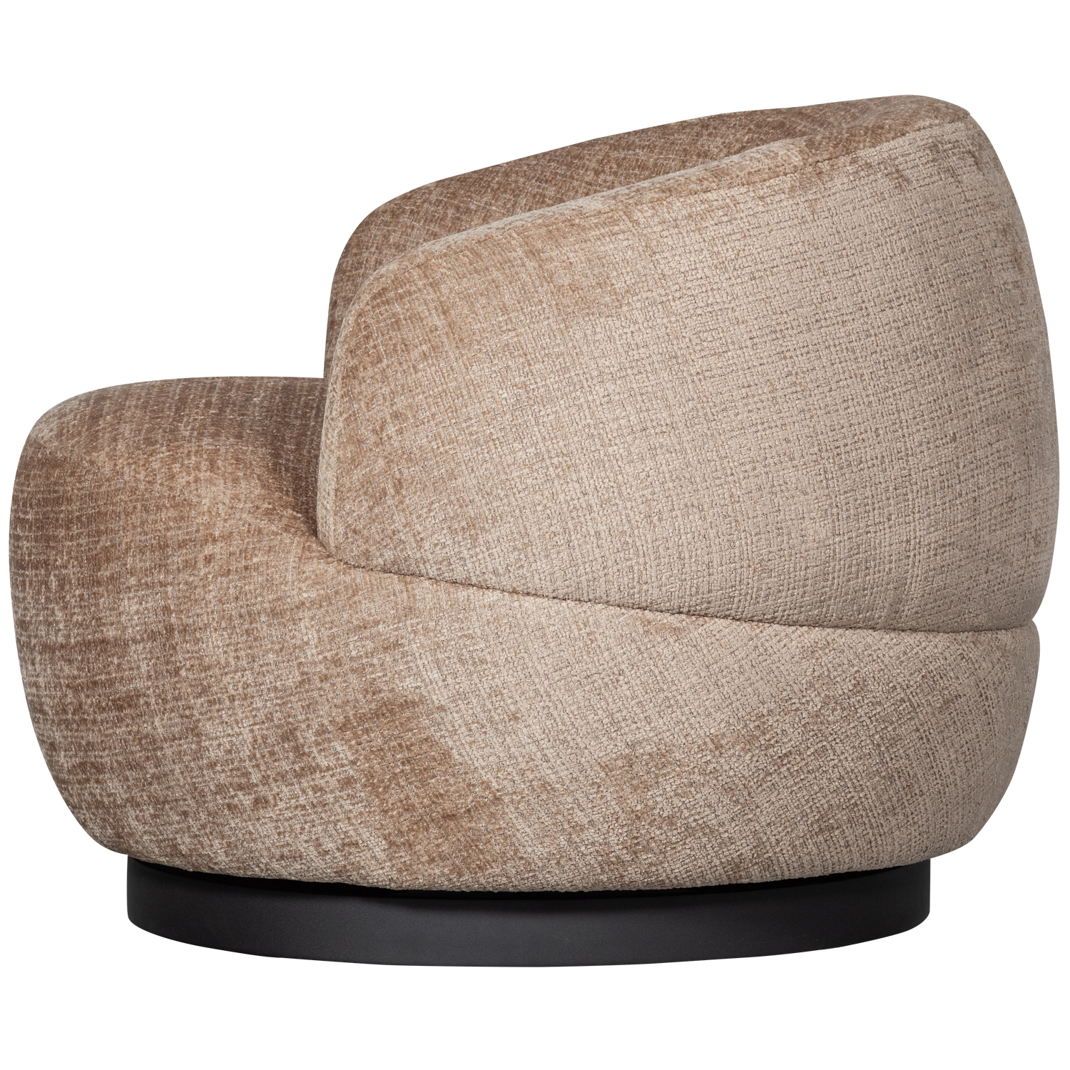 Woolly draaifauteuil boucle naturel melange