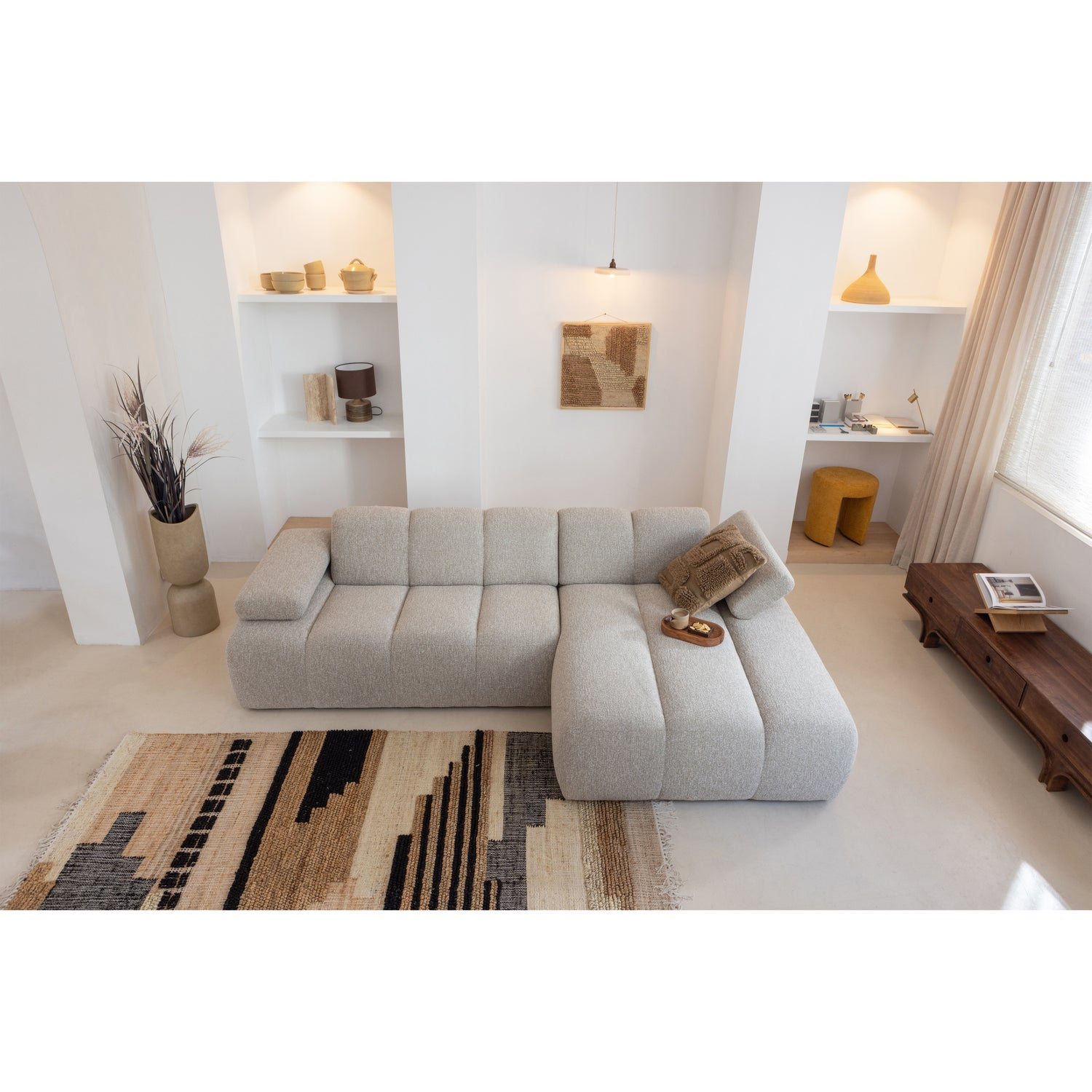 Liberal vloerkleed naturel melange 170x240 cm