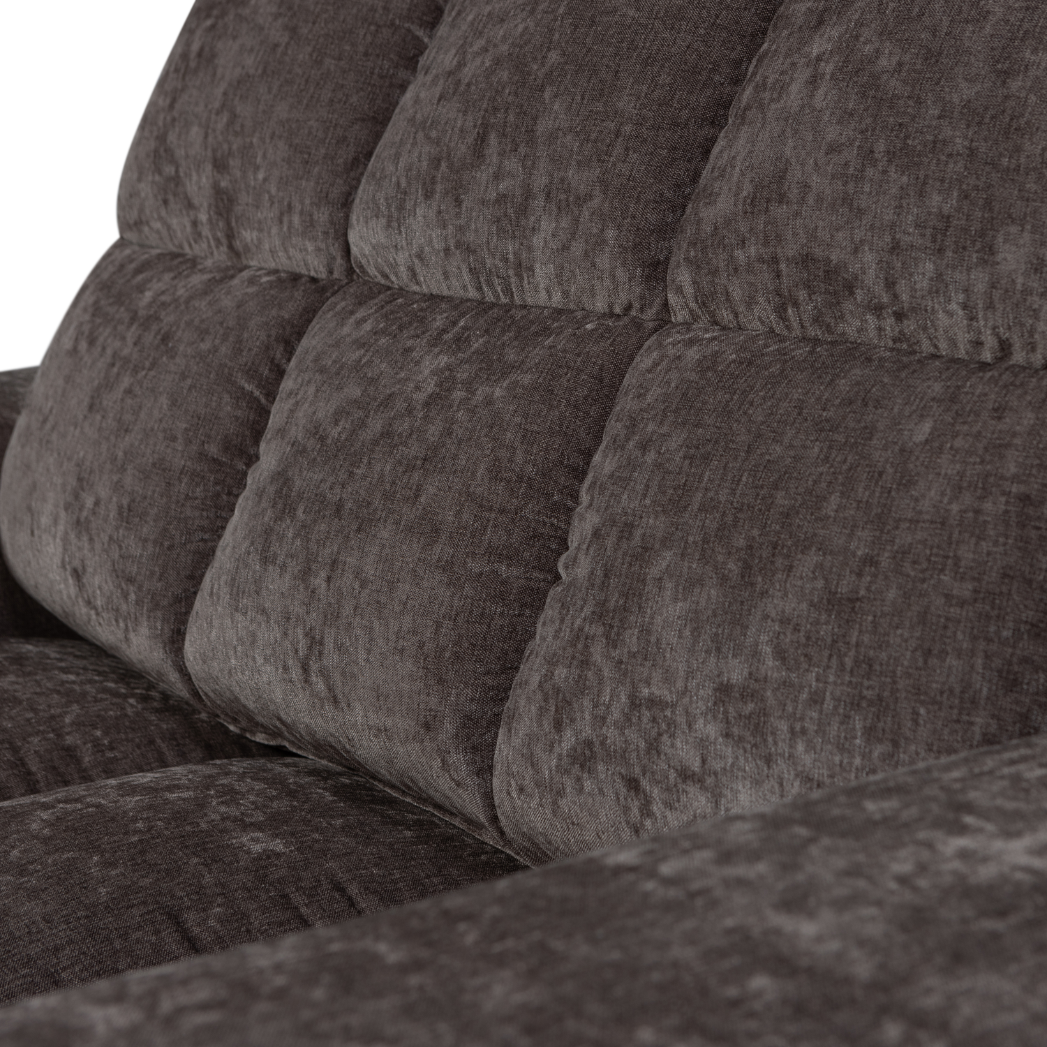 Second date loveseat velvet warmgrijs