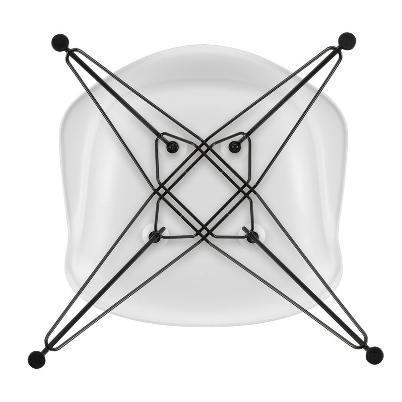 Vitra Eetkamerstoel DAR RE zwart
