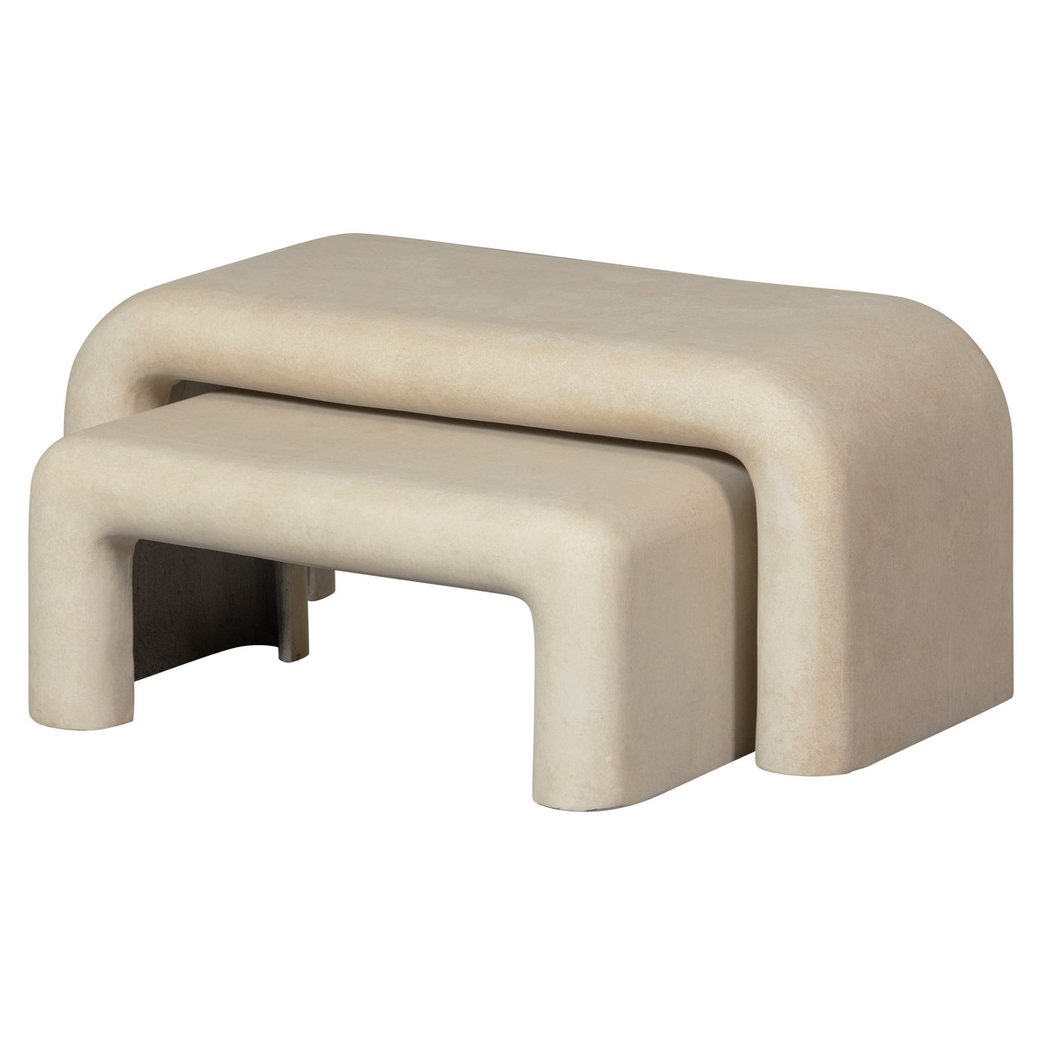 Stani salontafels betonlook naturel - set van 2