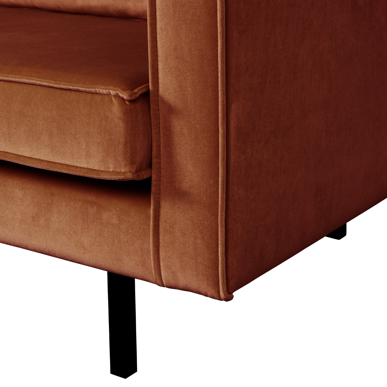 Rodeo 2-zits bank velvet taupe [fsc]