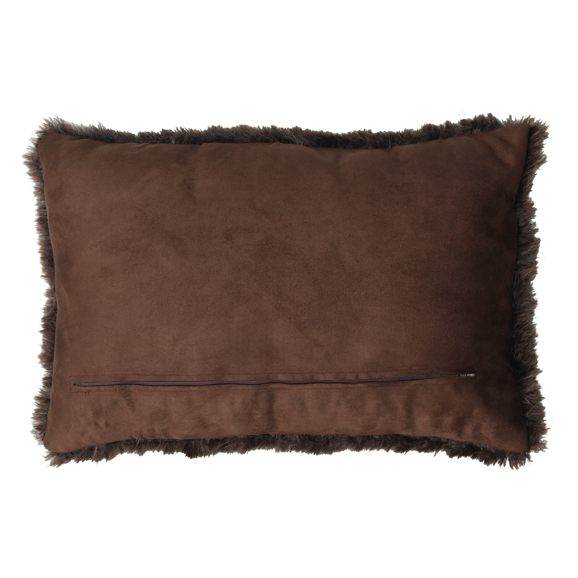 Kussen bont bruin camel