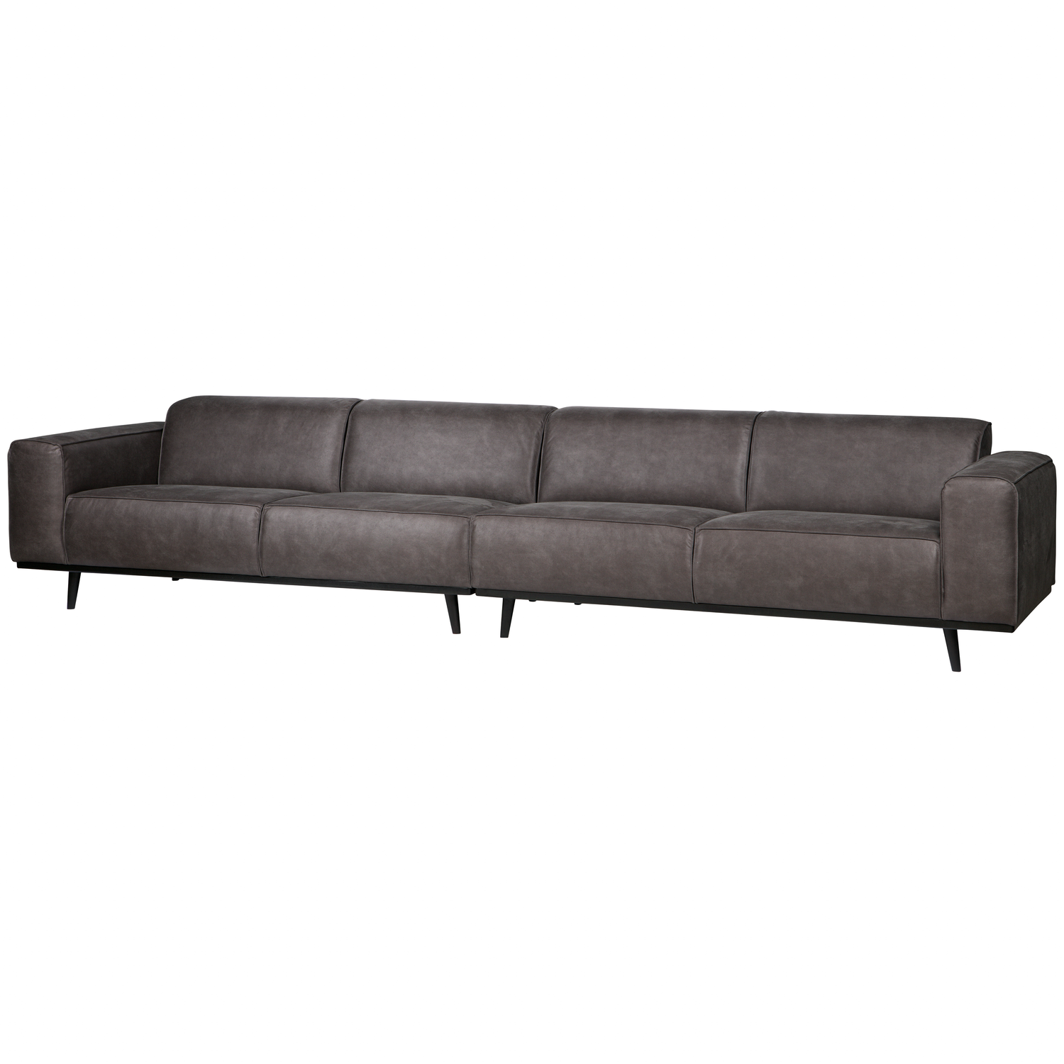 Statement xl 4-zits bank 372 cm lichtbruin melange