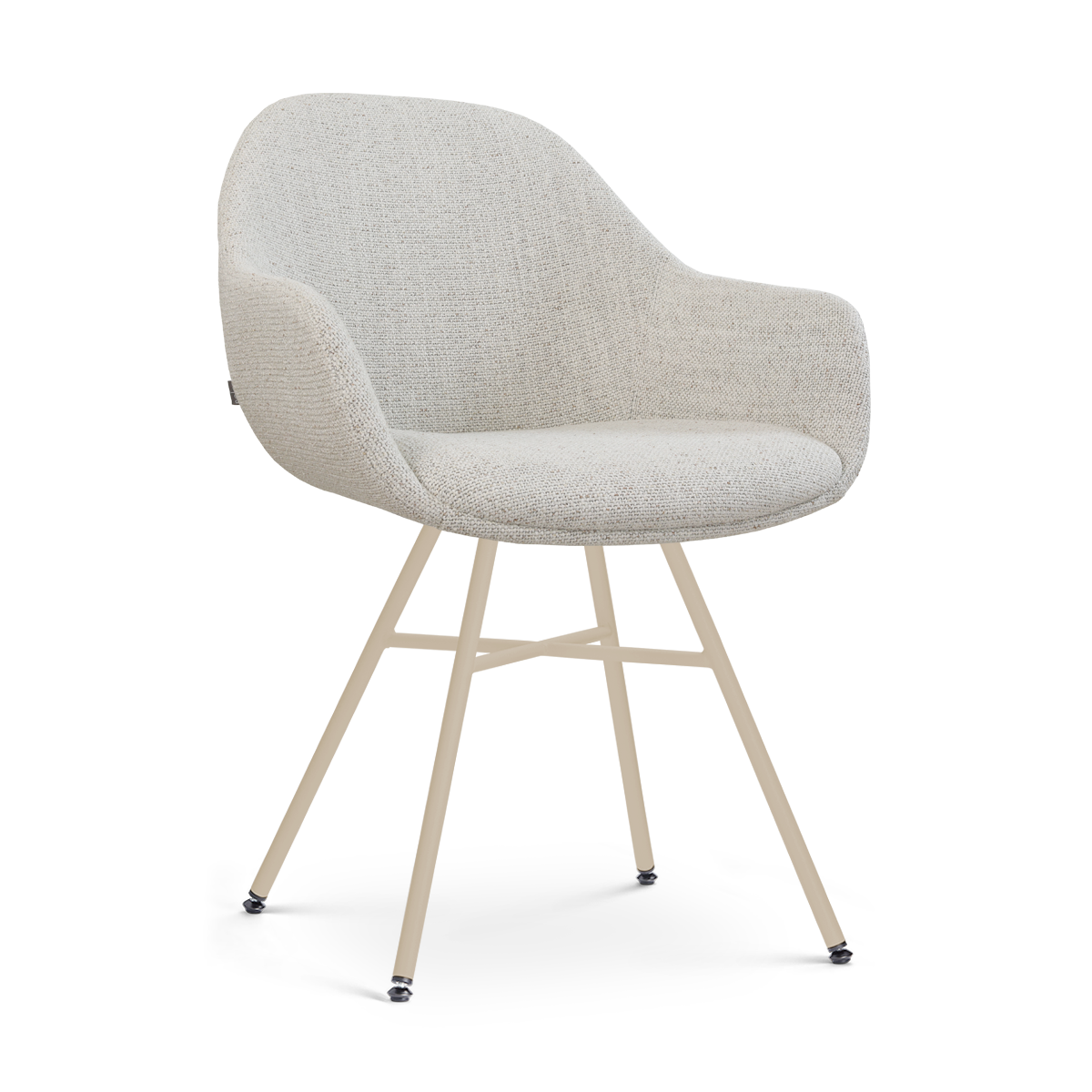 Eetkamerstoel Noa-Mae beige onderstel