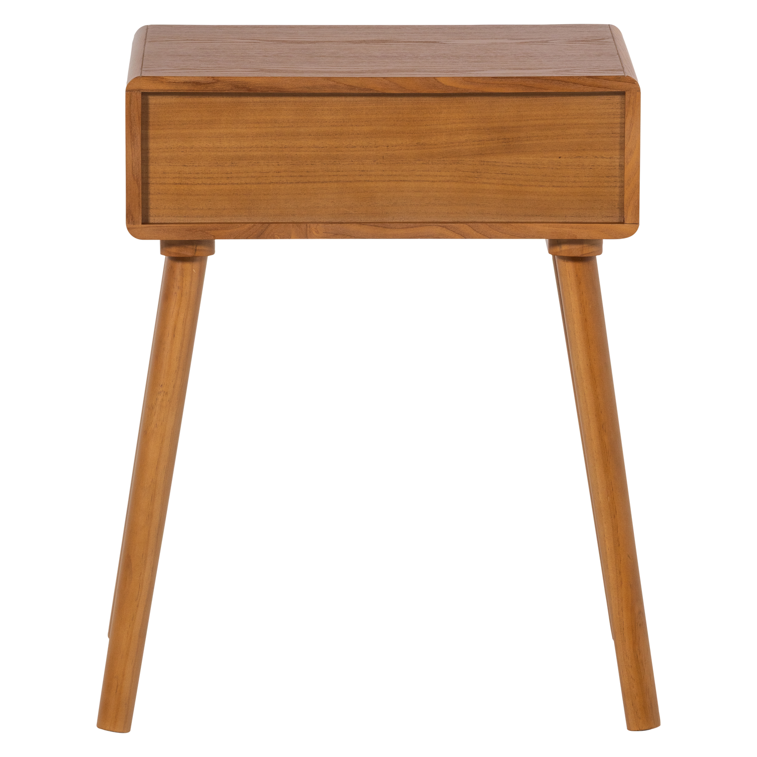 Nelo nachtkastje/bijzettafel hout bruin [fsc]