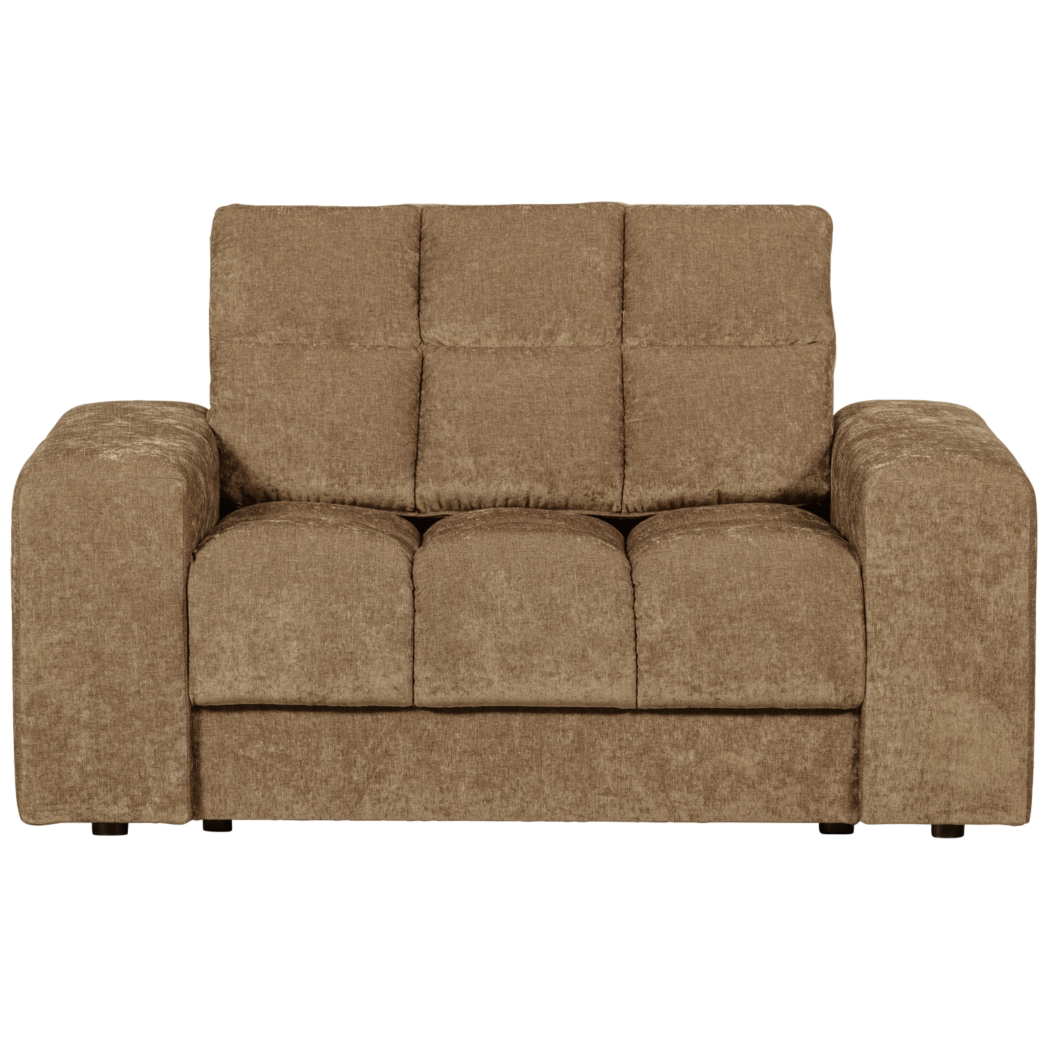 Second date loveseat velvet warmgrijs